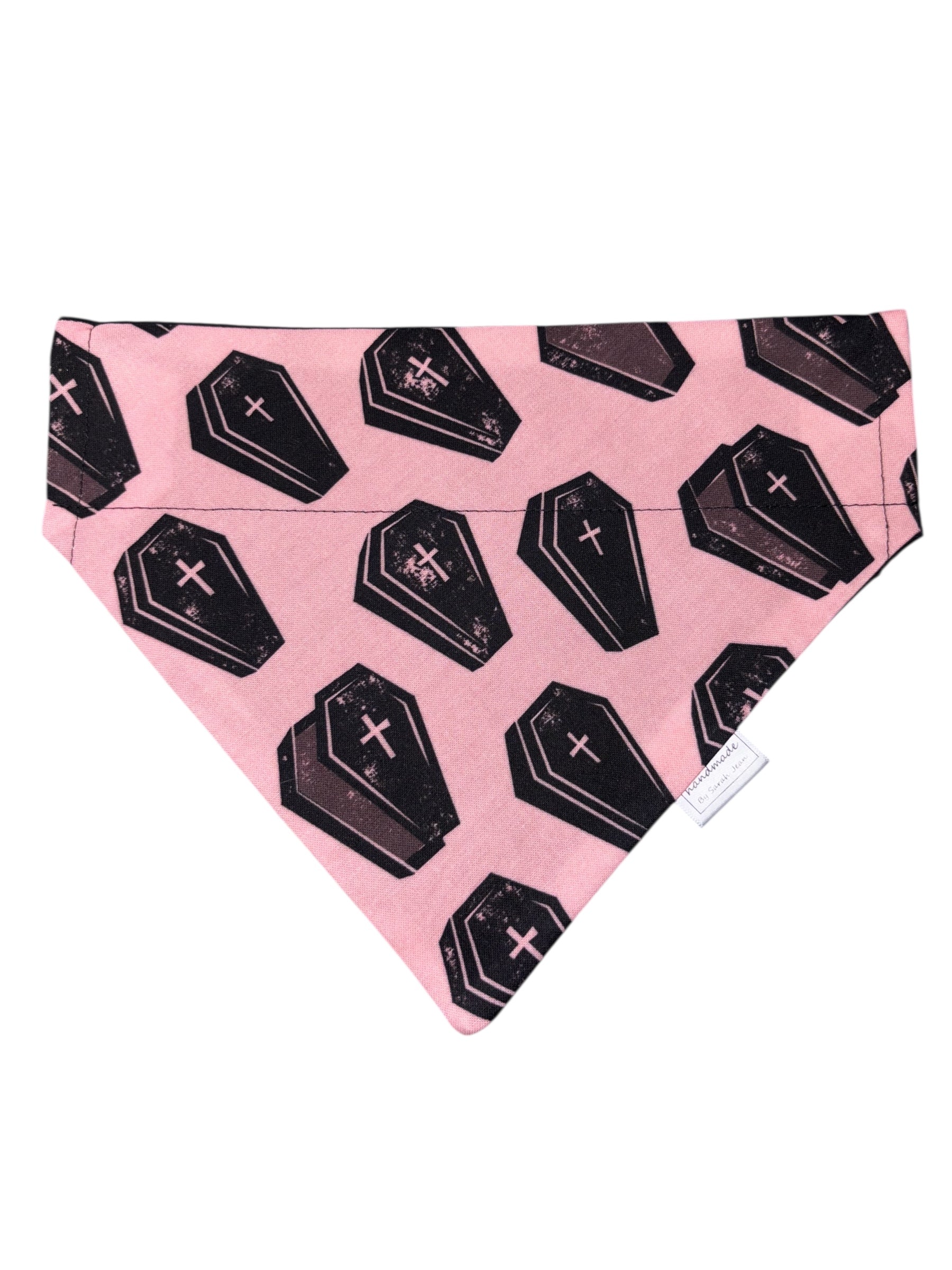 Halloween Collection - Pink Coffins Pet Bandana