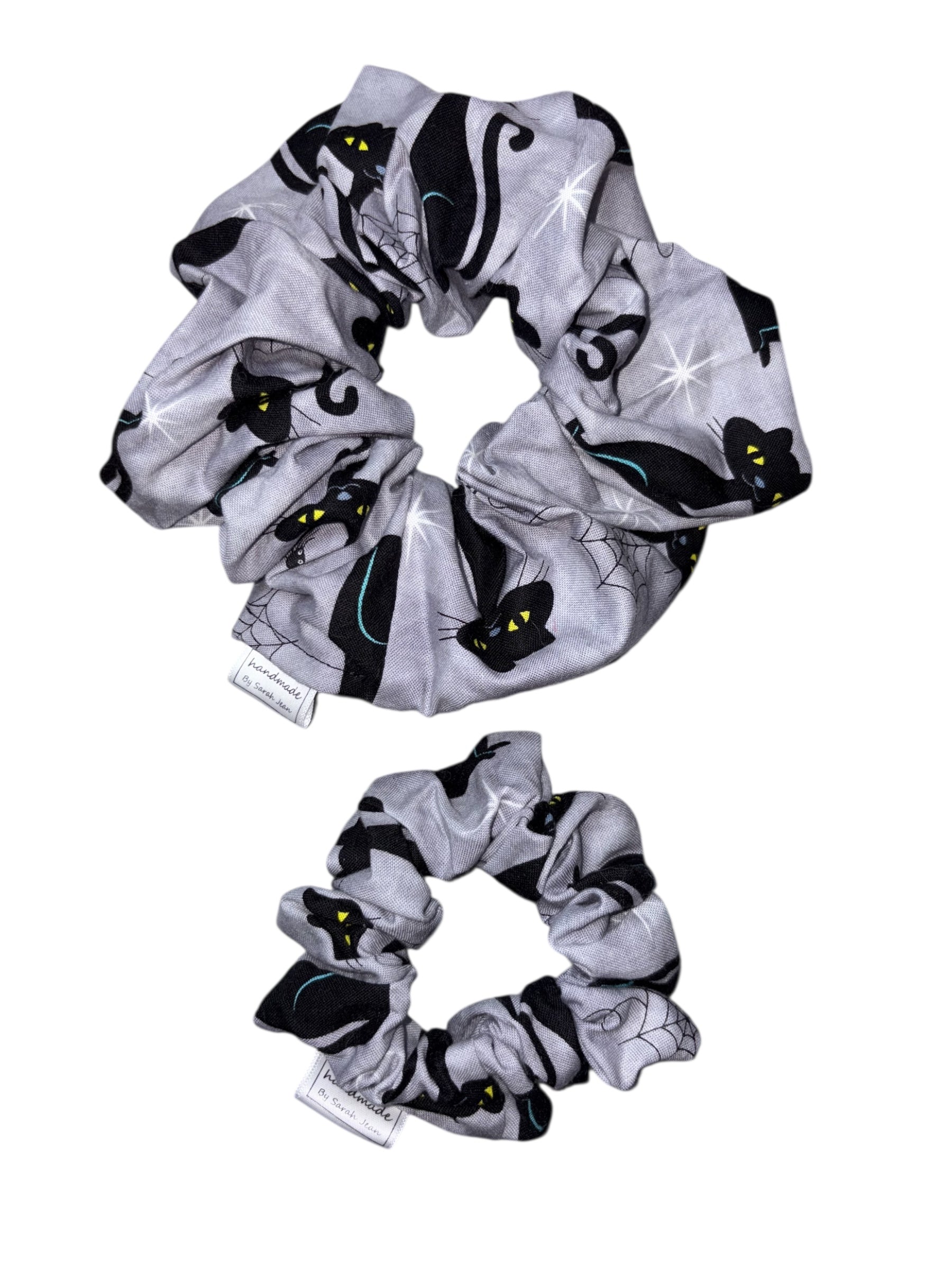 Halloween Collection - Black Cats Hair Scrunchie