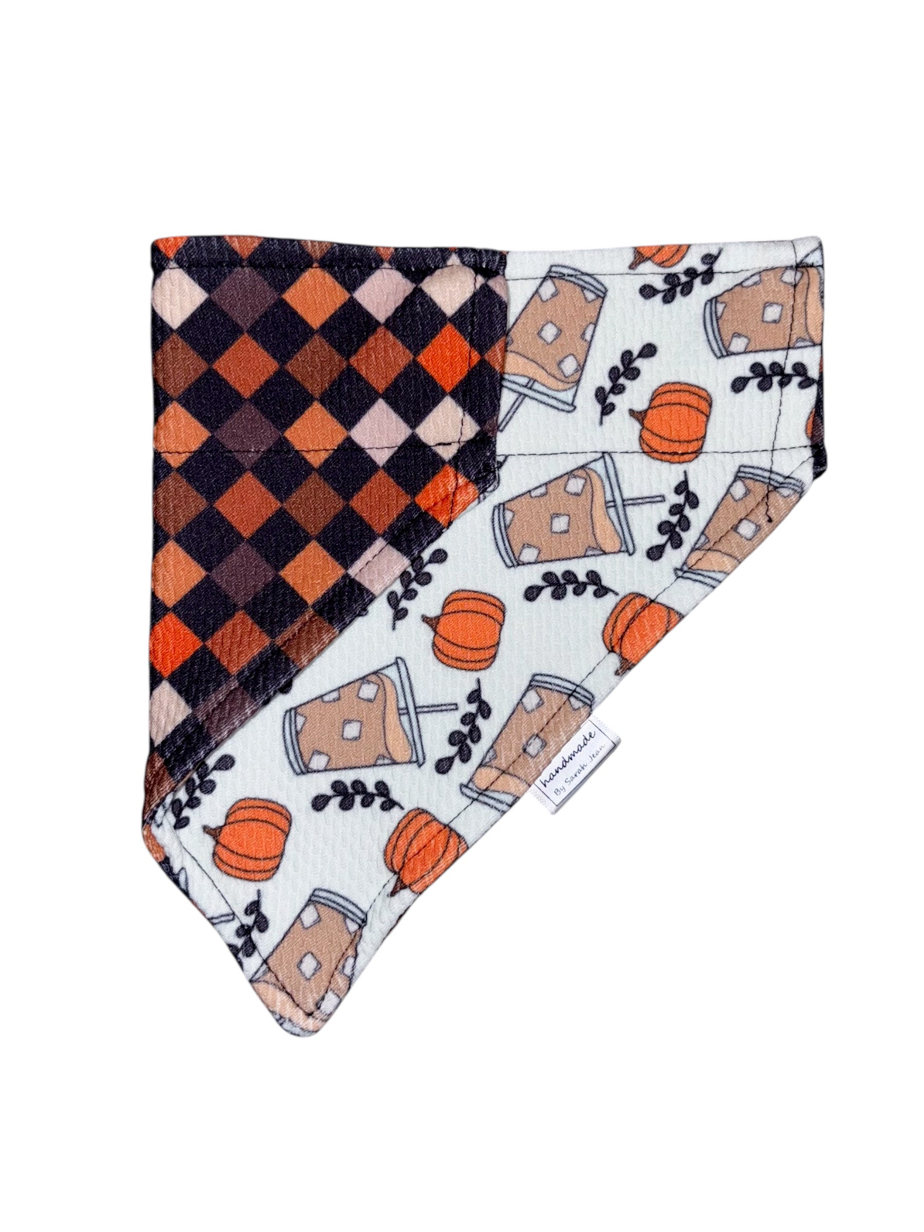 Harvest Hues Collection - Pumpkin Spice Double Sided Bandana