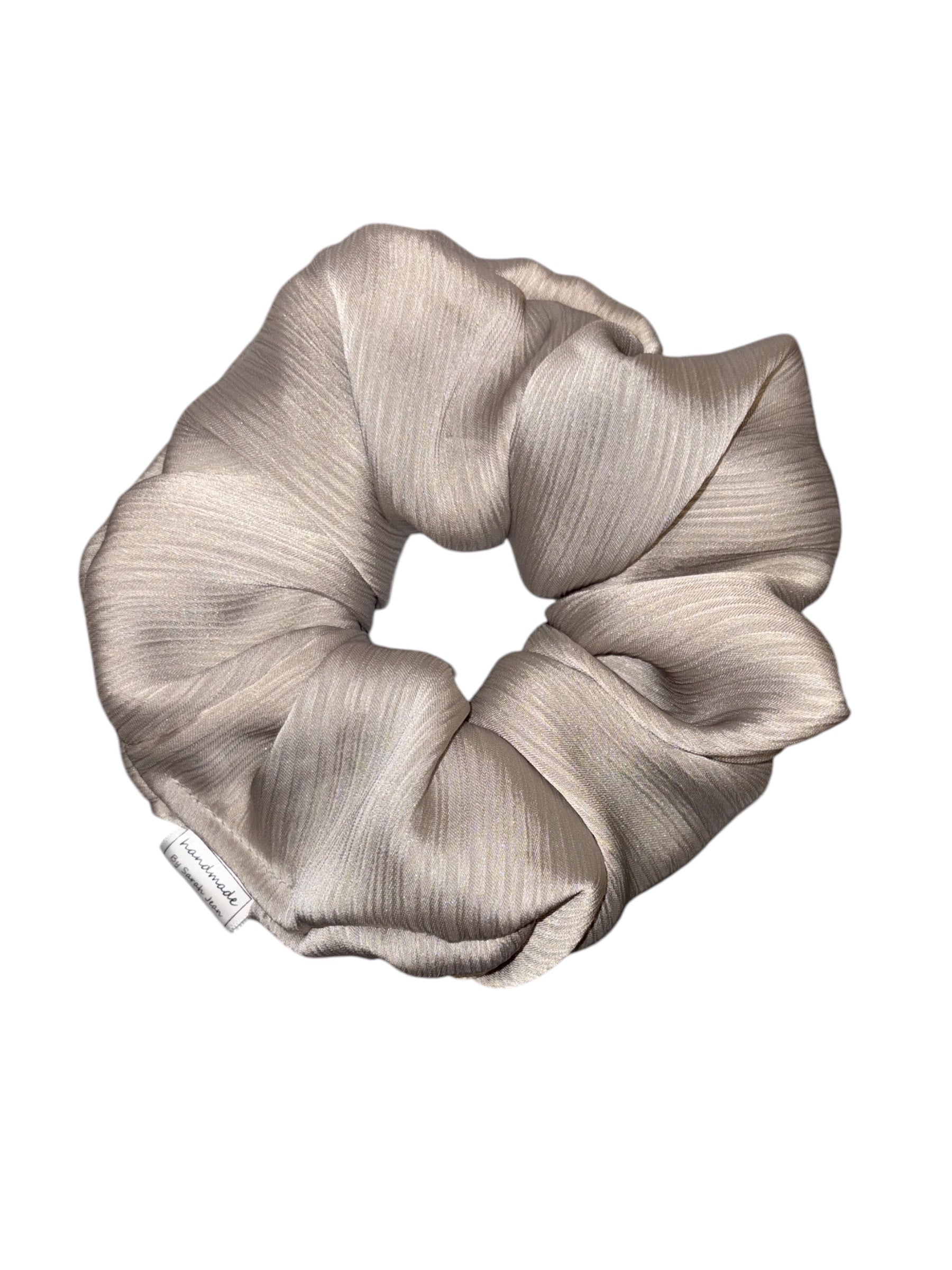 The Dani Collection - Champagne Beige Hair Scrunchies