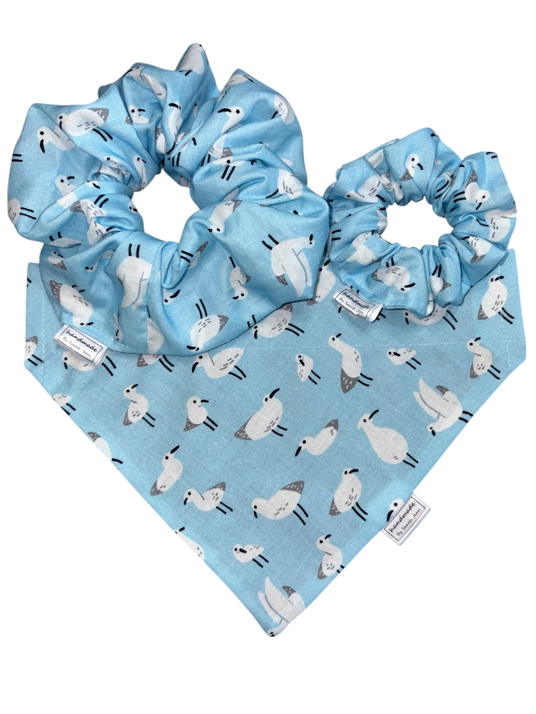 Sea Squad Collection - Gull Squad Bandana and Hair Scrunchie
