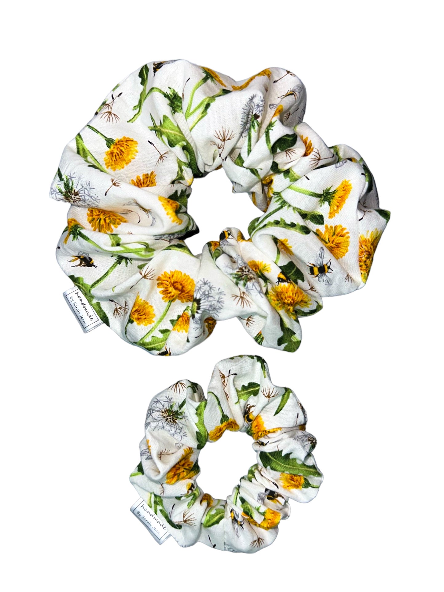 Bugs n’ Bees Collection - Dandelion Cotton Pet Bandanas and Hair Scrunchies