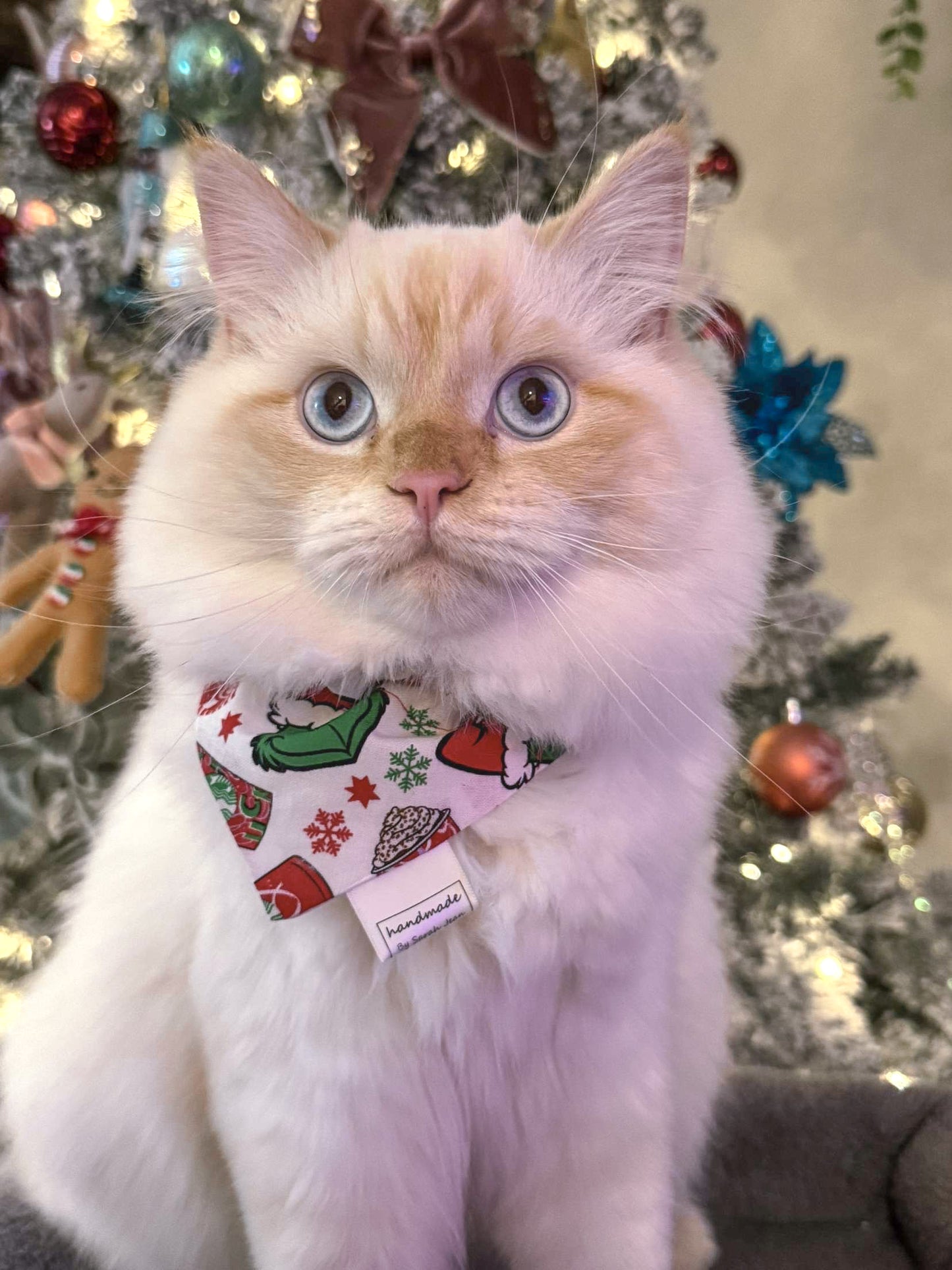 Merry Grinchmas Collection - Seasonal Starbs Bandanas and Hair Scrunchies