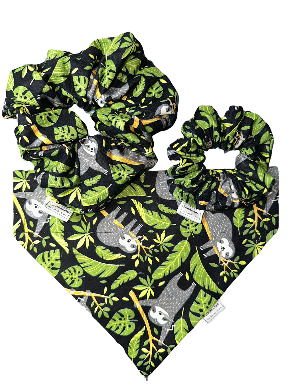 420 Sloth Pet Bandana and Hair Scrunchie