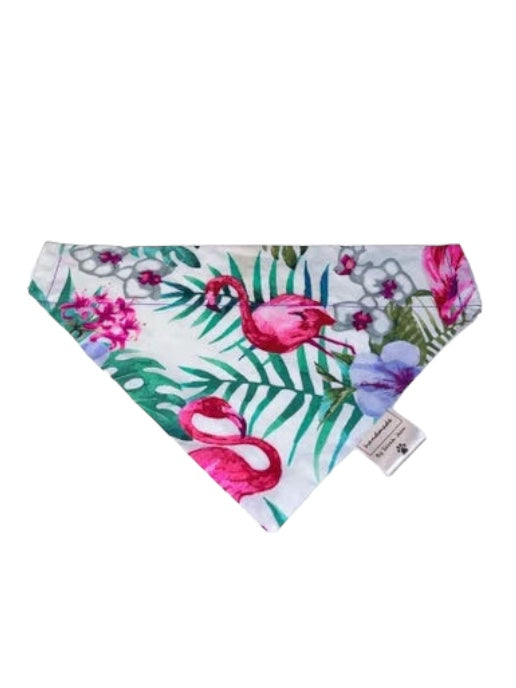 Tropical Paradise Collection - Pink Flamingo Pet Bandanas