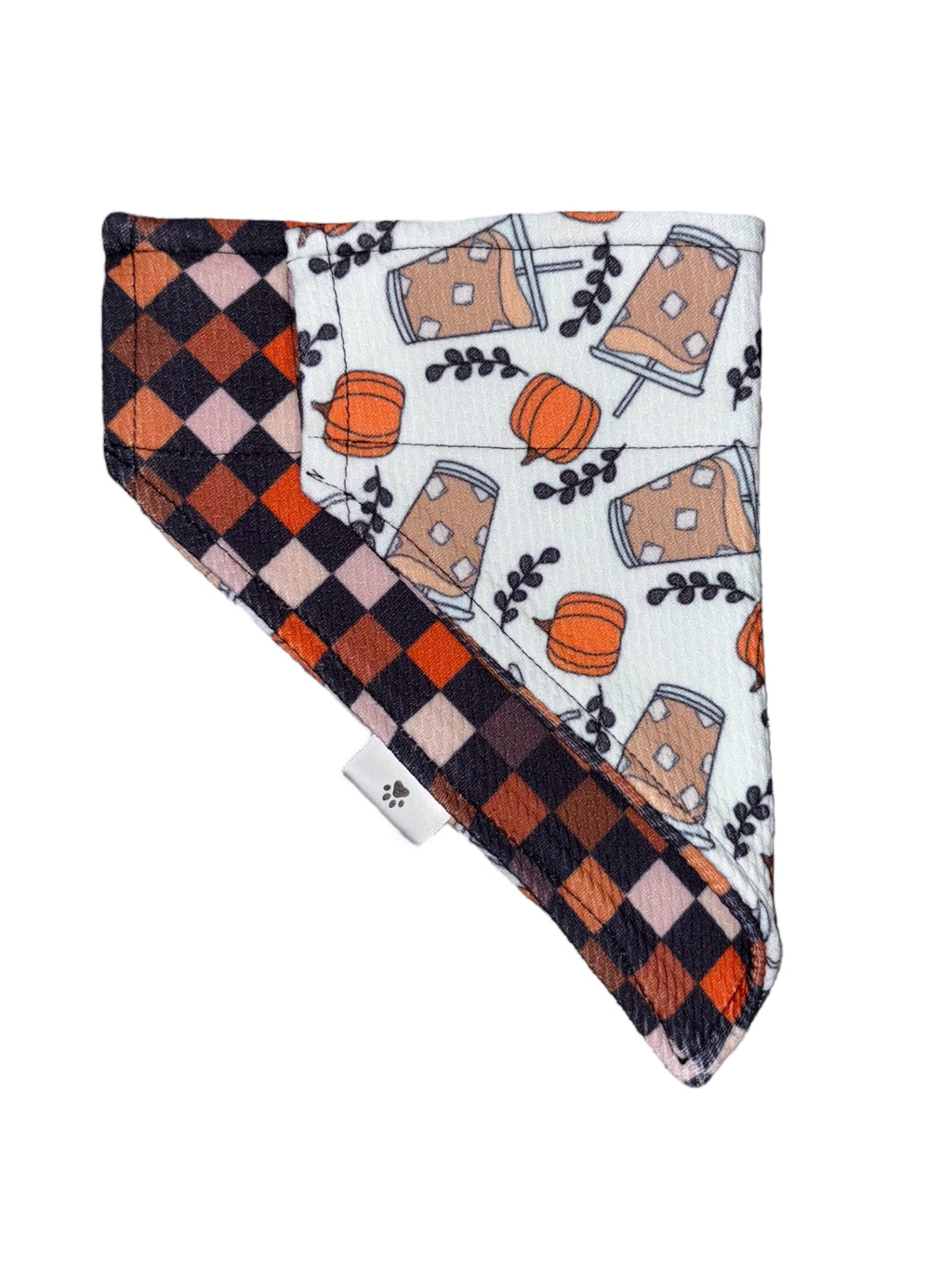Harvest Hues Collection - Pumpkin Spice Double Sided Bandana