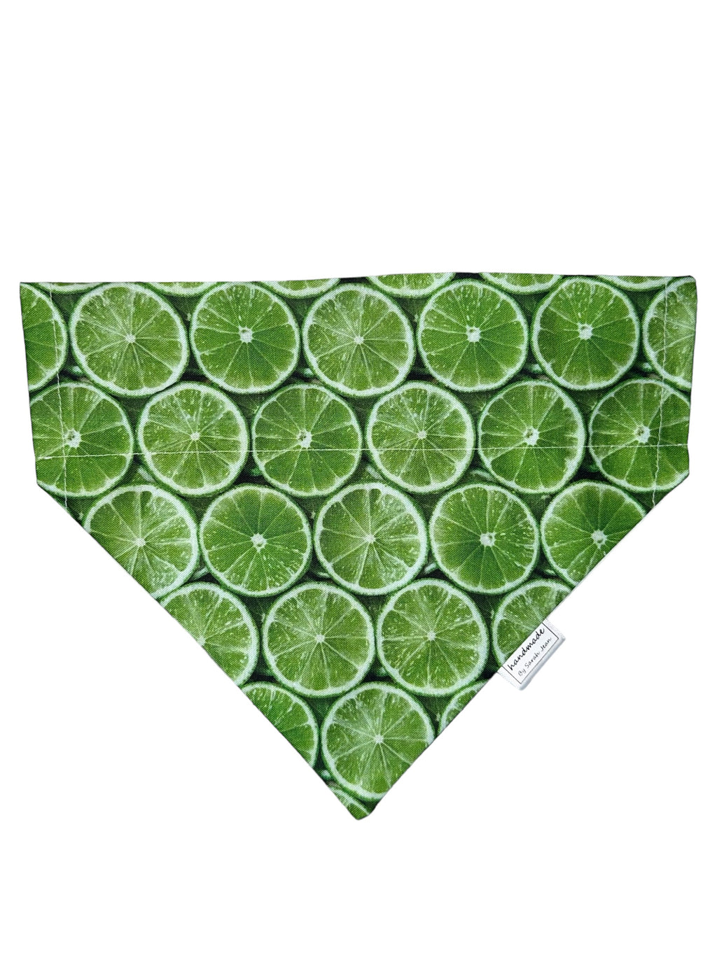 Summer Spritzer Collection - Citrus Lime Pet Bandana and Hair Scrunchie