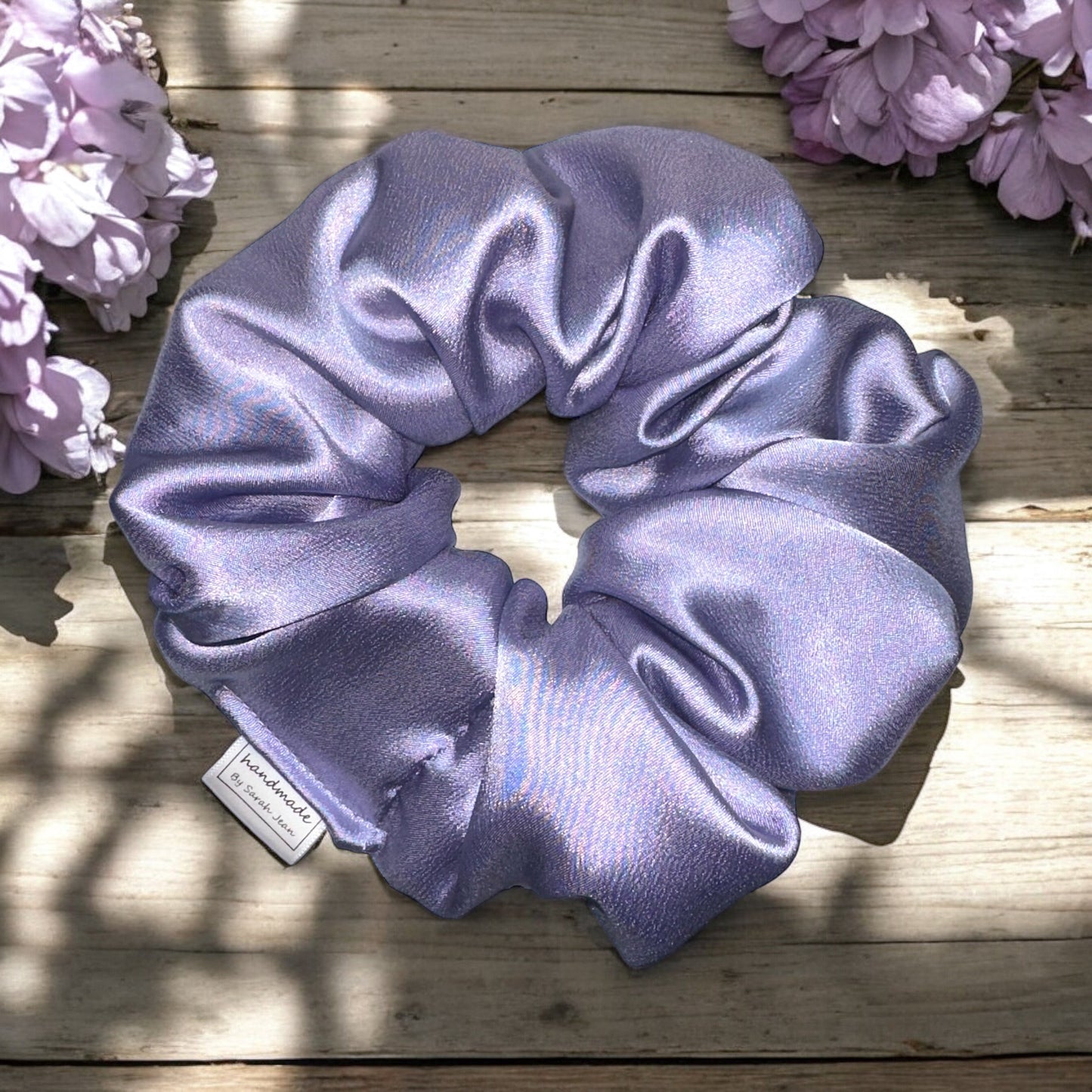 The Chelsea Collection - Lilac Satin Hair Scrunchies