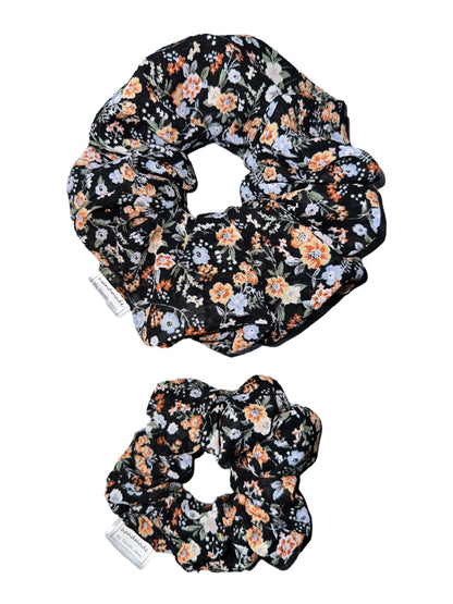 The Ashley Collection - Floral Bouquet Chiffon Hair Scrunchies