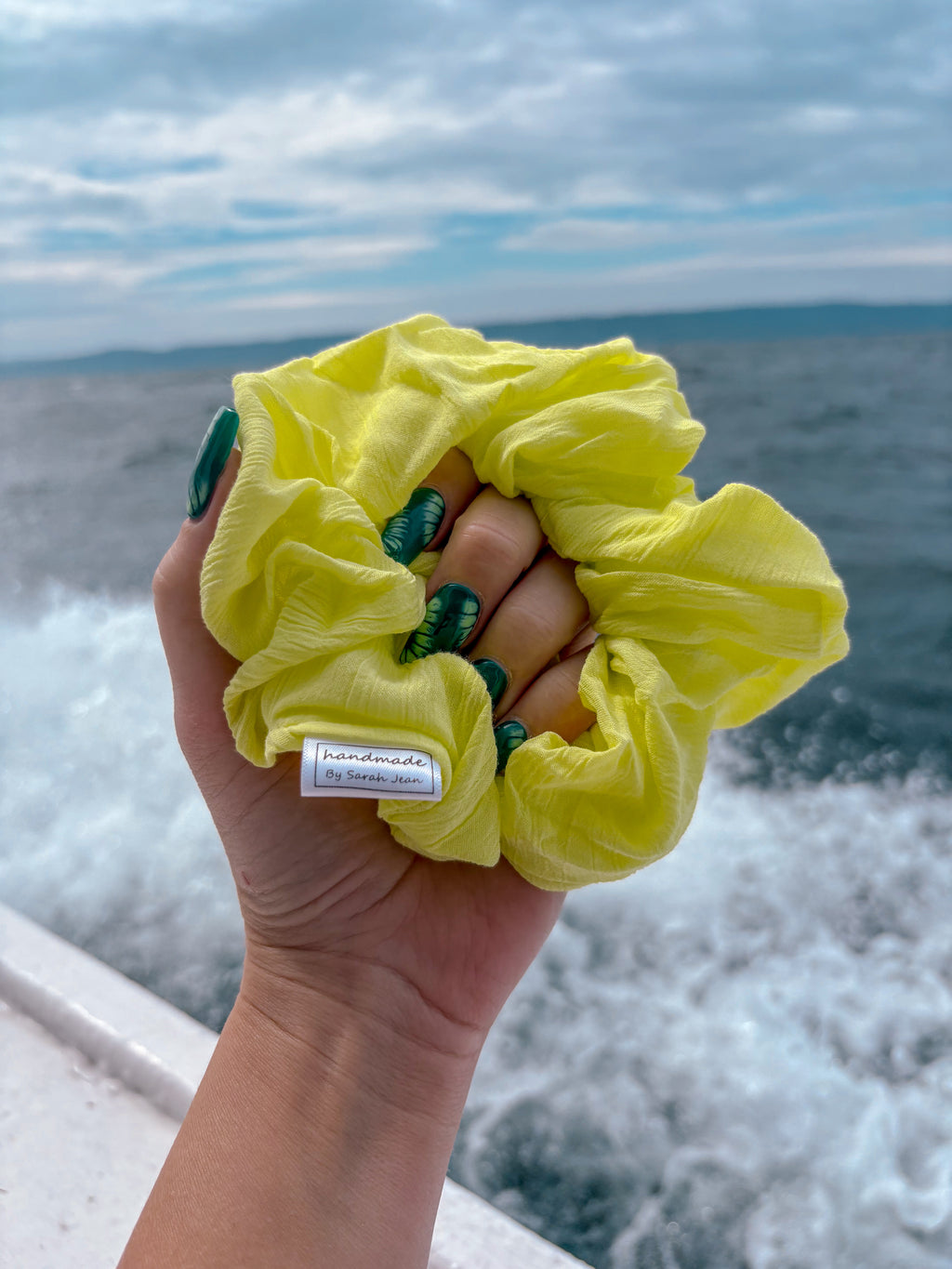 The Ferne Collection - Sunbeam Yellow Hair Scrunchies