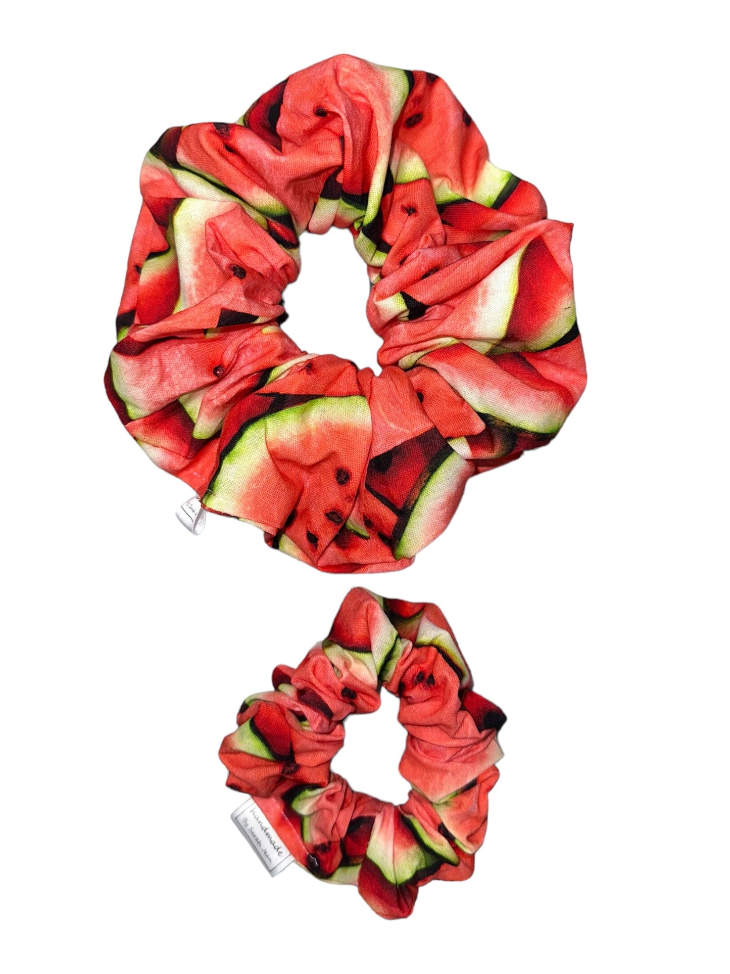 Summer Spritzer Collection - Watermelon Pet Bandanas and Hair Scrunchies