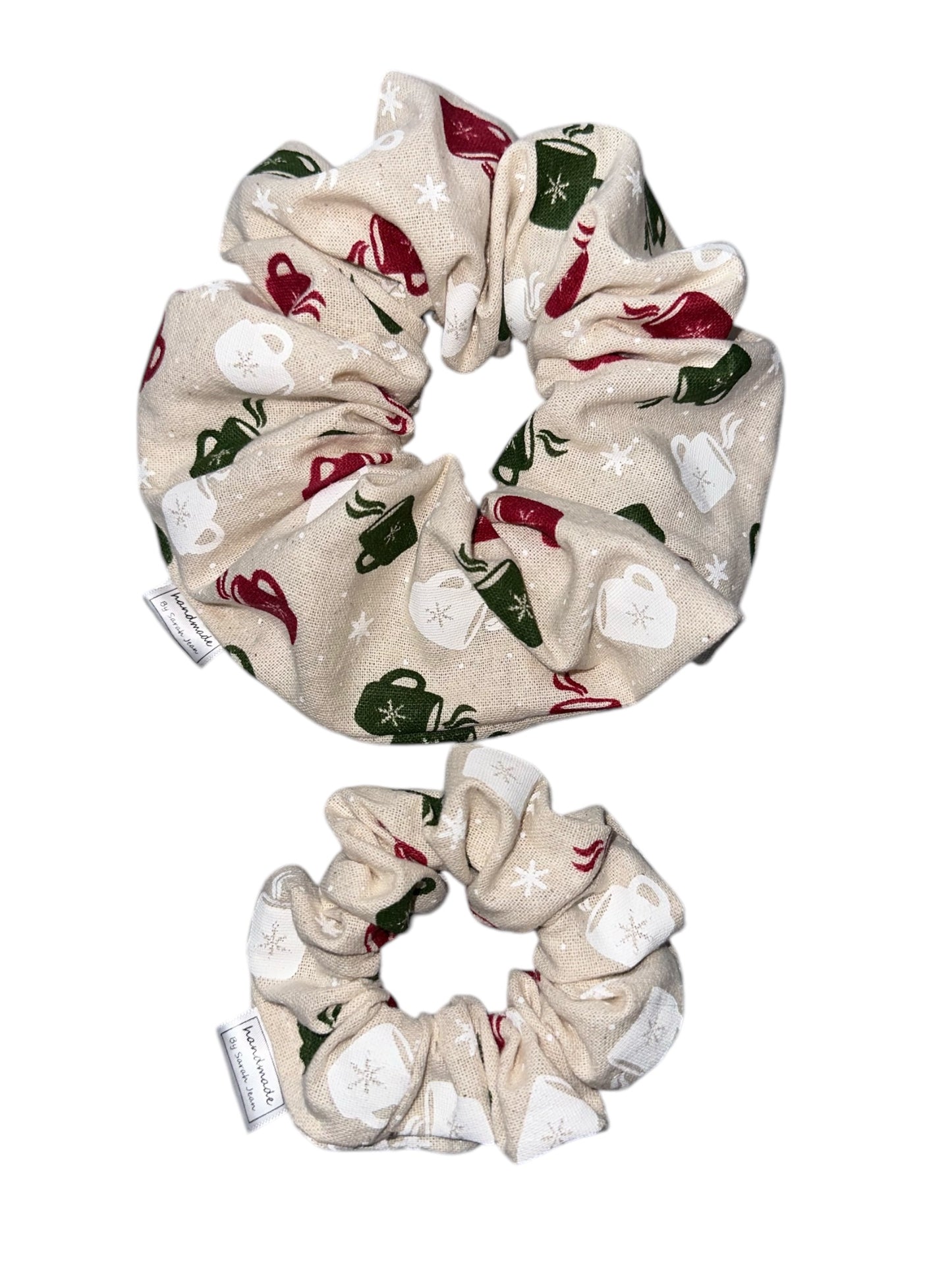 Classic Christmas Collection - Christmas Mugs Bandanas and Hair Scrunchies