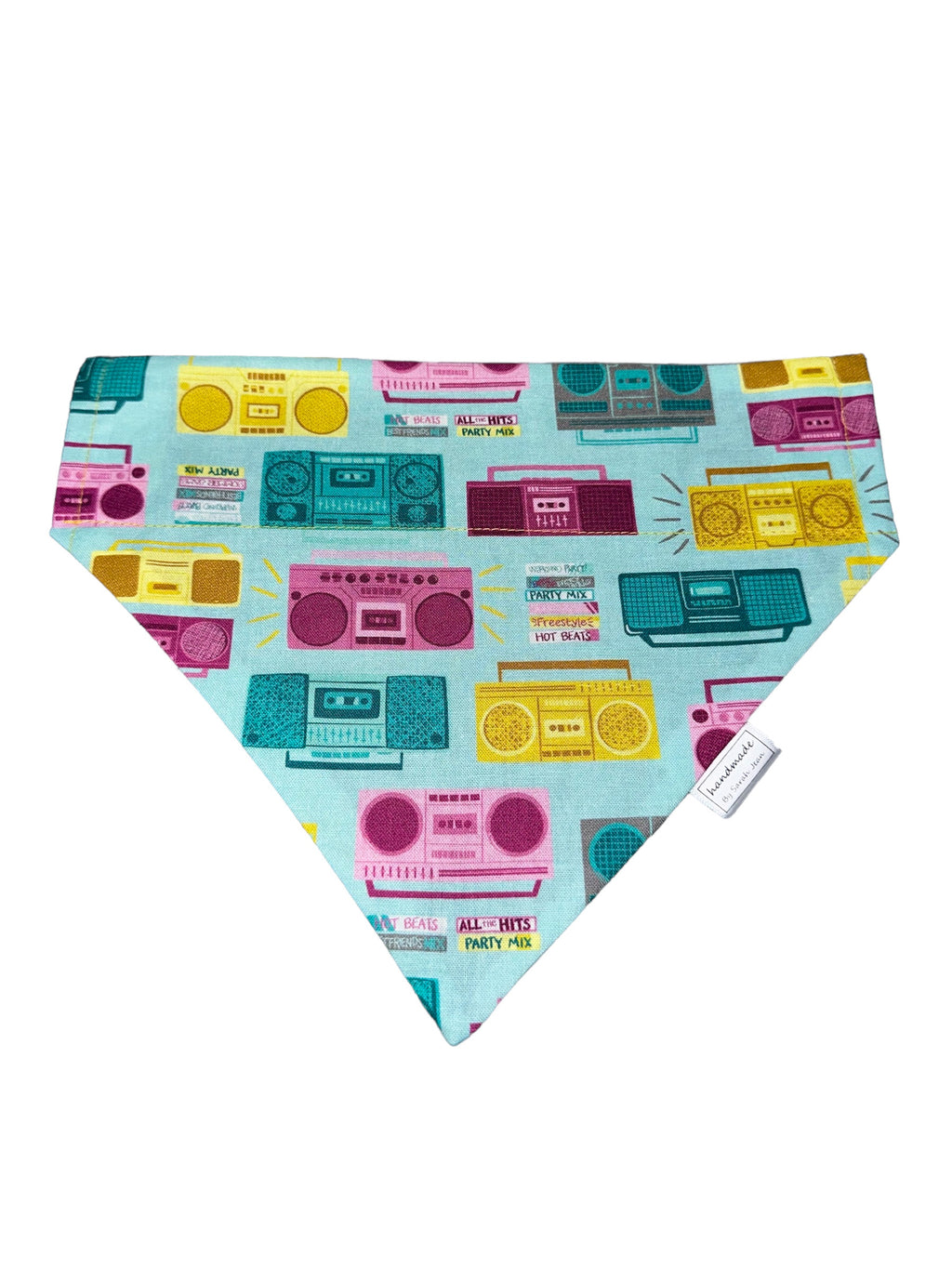 Block Party Collection - Boombox Pet Bandana and Hair Scrunchie