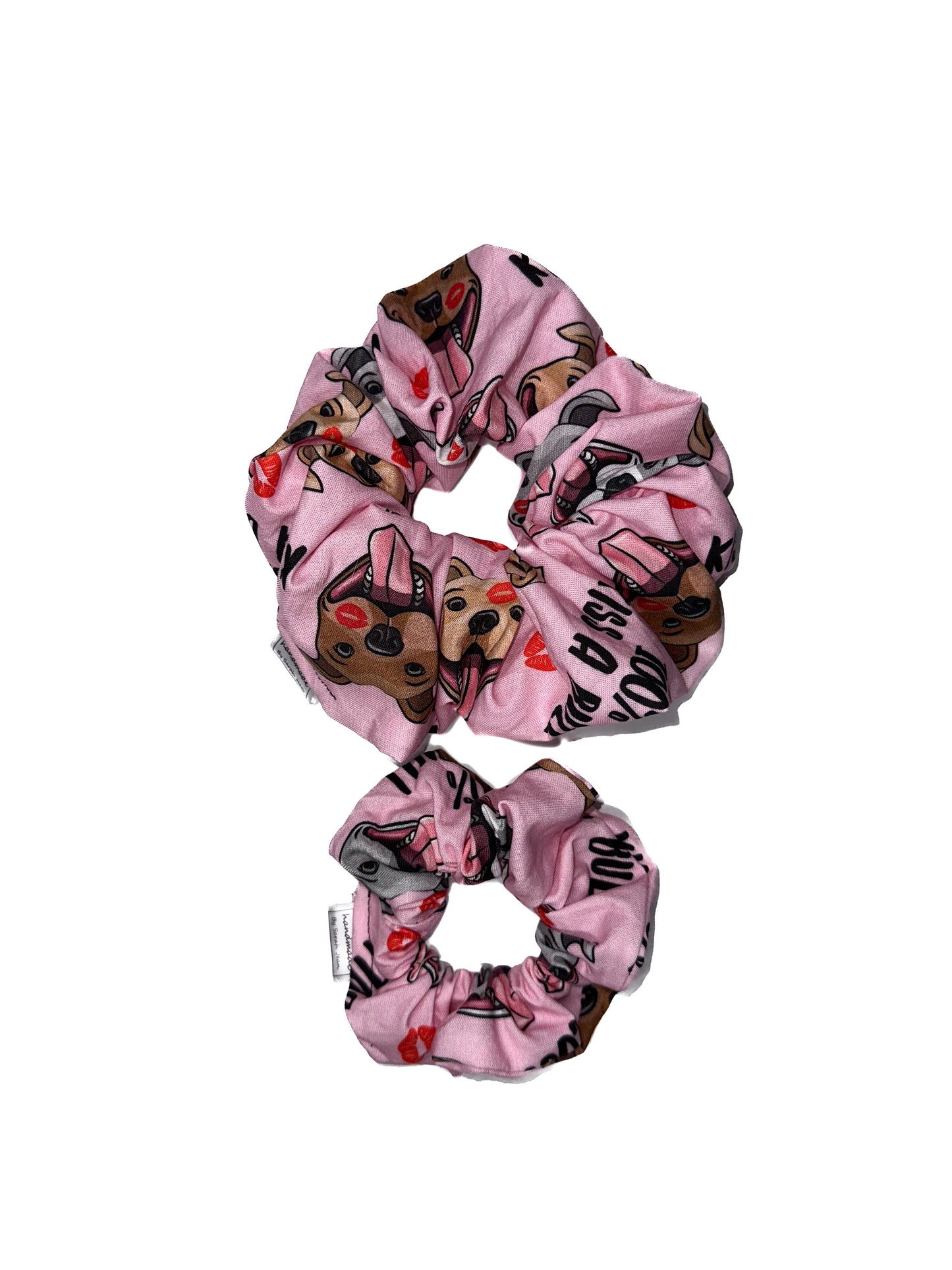 Adoption Collection - Kiss a Bull Pet Bandanas and Hair Scrunchies