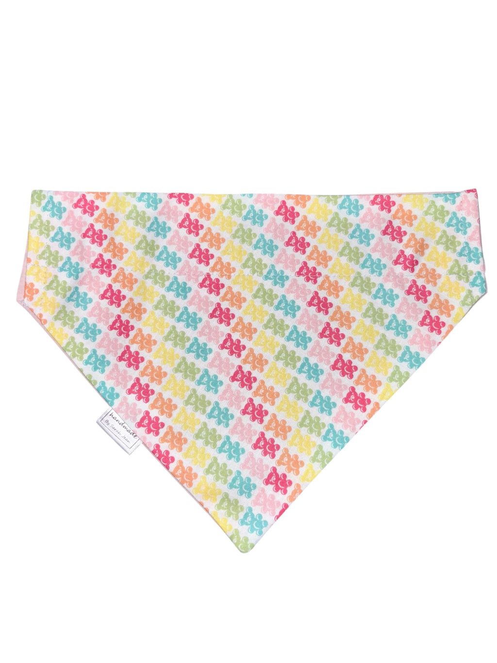 Rainbow Joy Collection - Bubblegum Bears Bandana and Hair Scrunchie