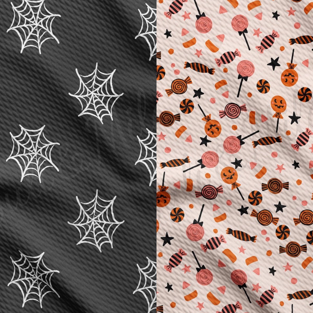 Spooky Season Collection - Midnight Webs + Spooky Sweets Reversible Bandana