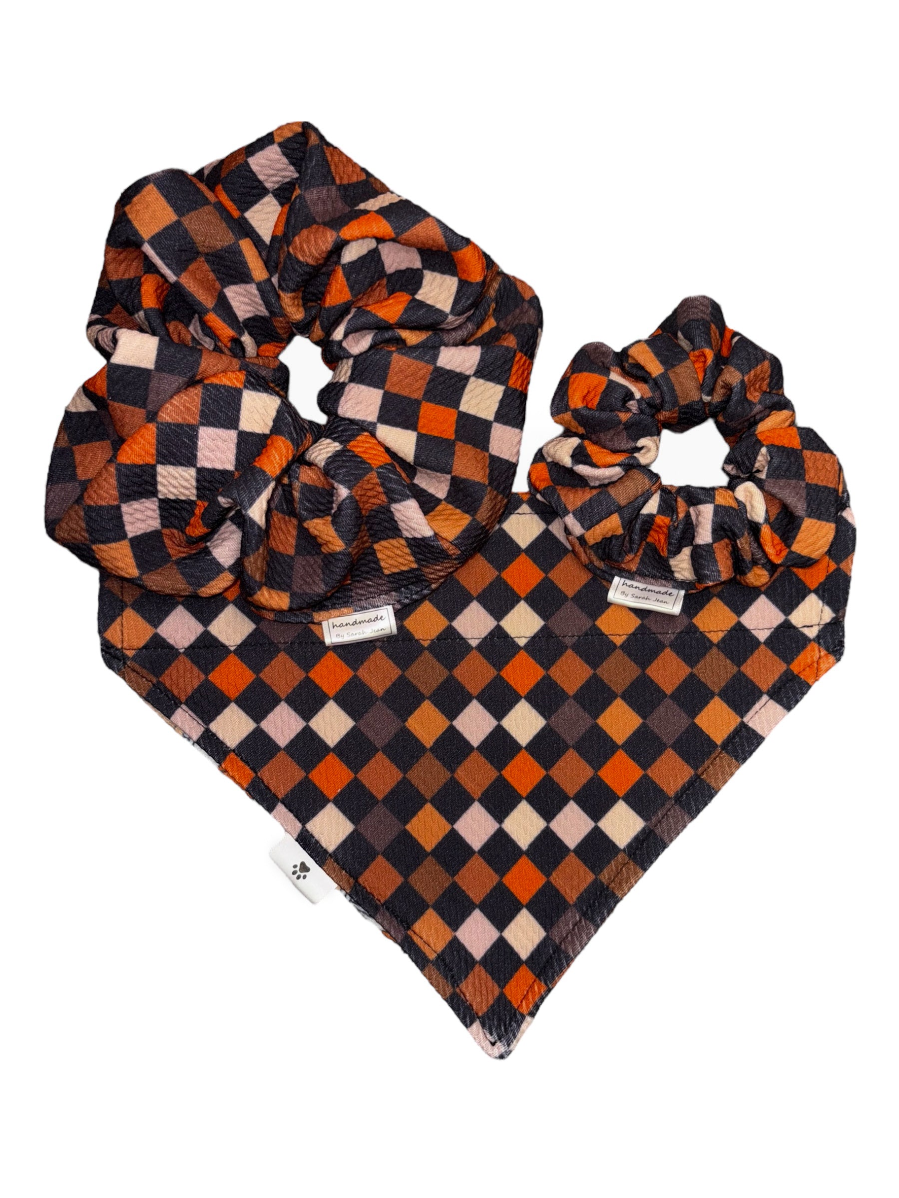 Harvest Hues Collection - Pumpkin Spice Double Sided Bandana
