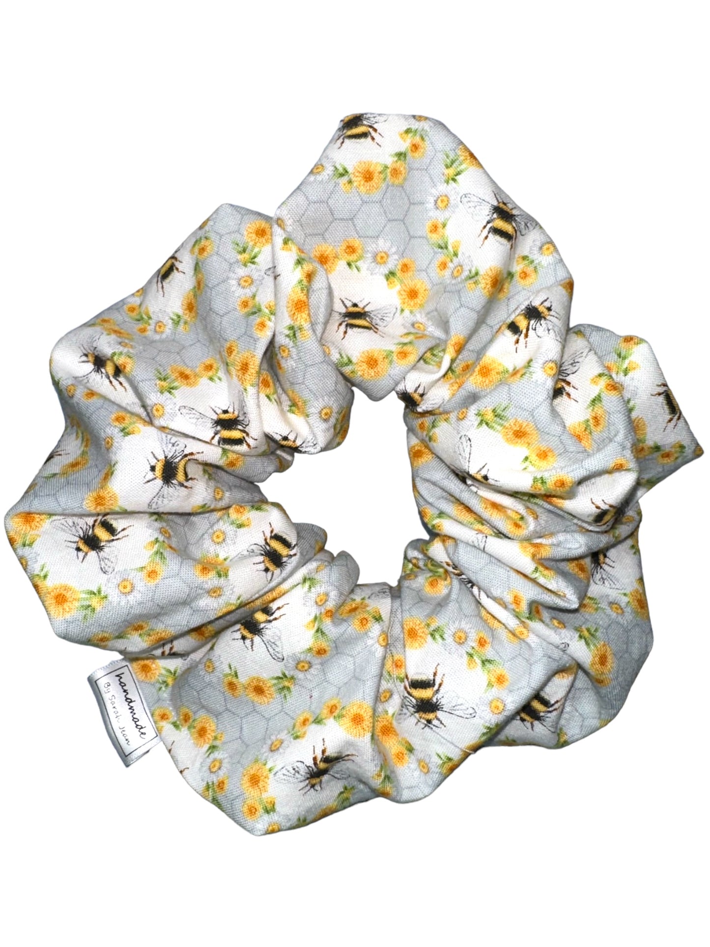 Bugs n’ Bees Collection - Honeycomb Cotton Pet Bandanas and Hair Scrunchies