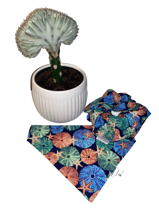 Deep Blue Sea Collection - Starfish Pet Bandanas and Hair Scrunchies