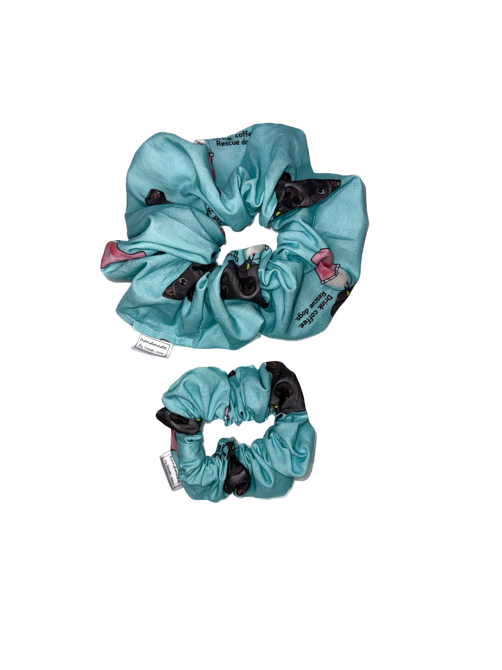 Adoption Collection - Coffee & Rescue Dogs Pet Bandana and Hair Scrunchie