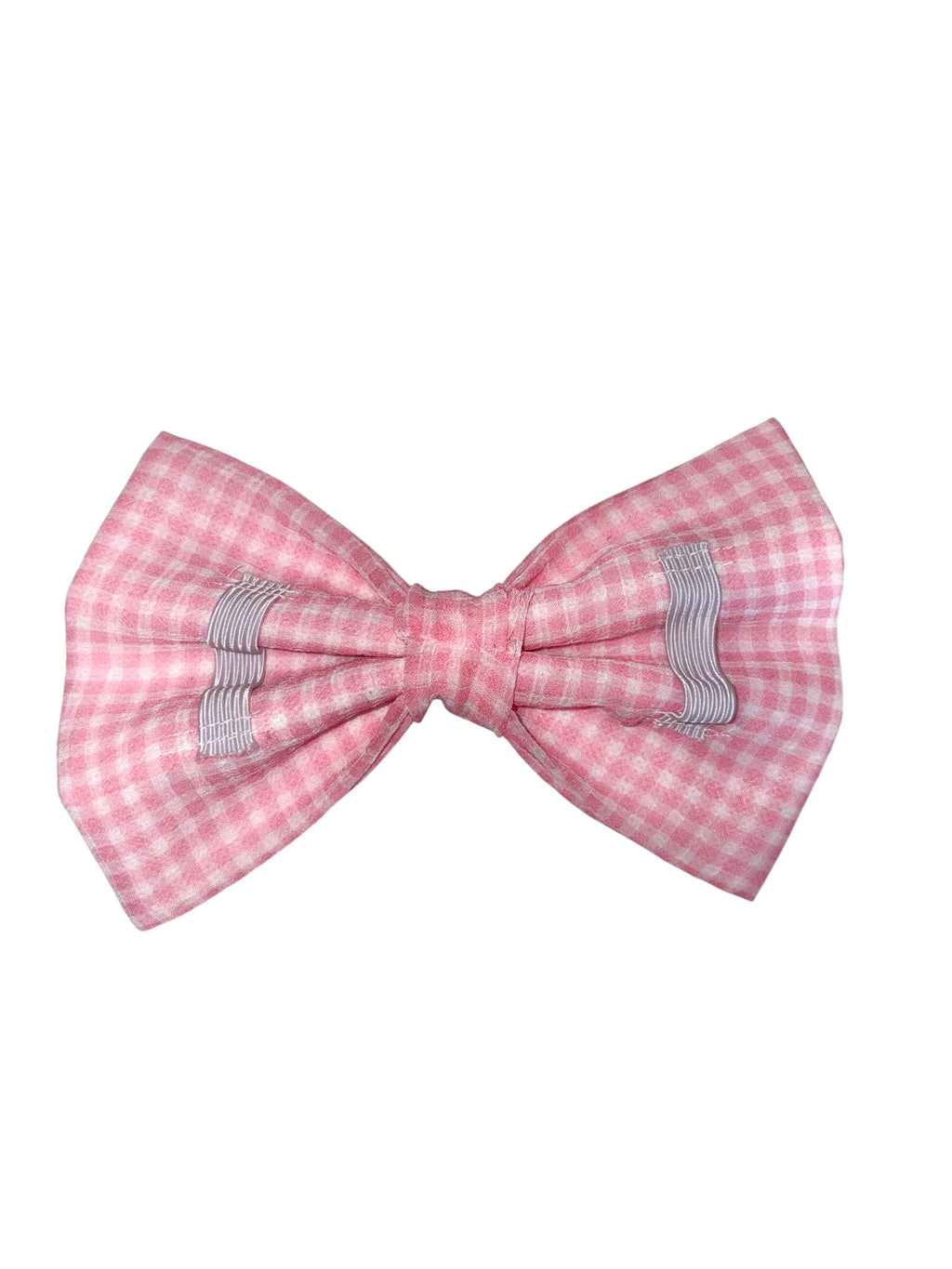The Hayley Collection - Pink Gingham Bow Tie
