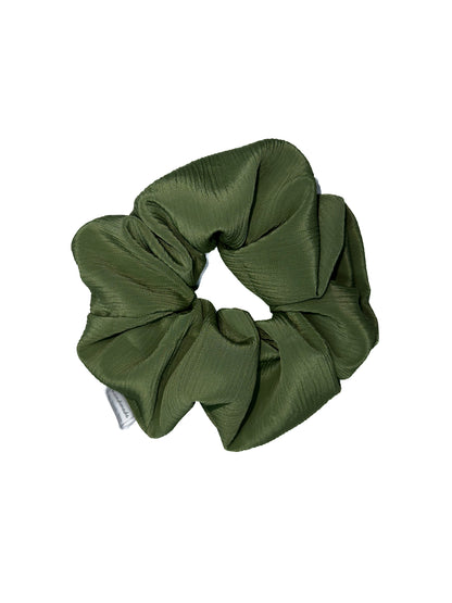 Olive Green Hair Scrunchies