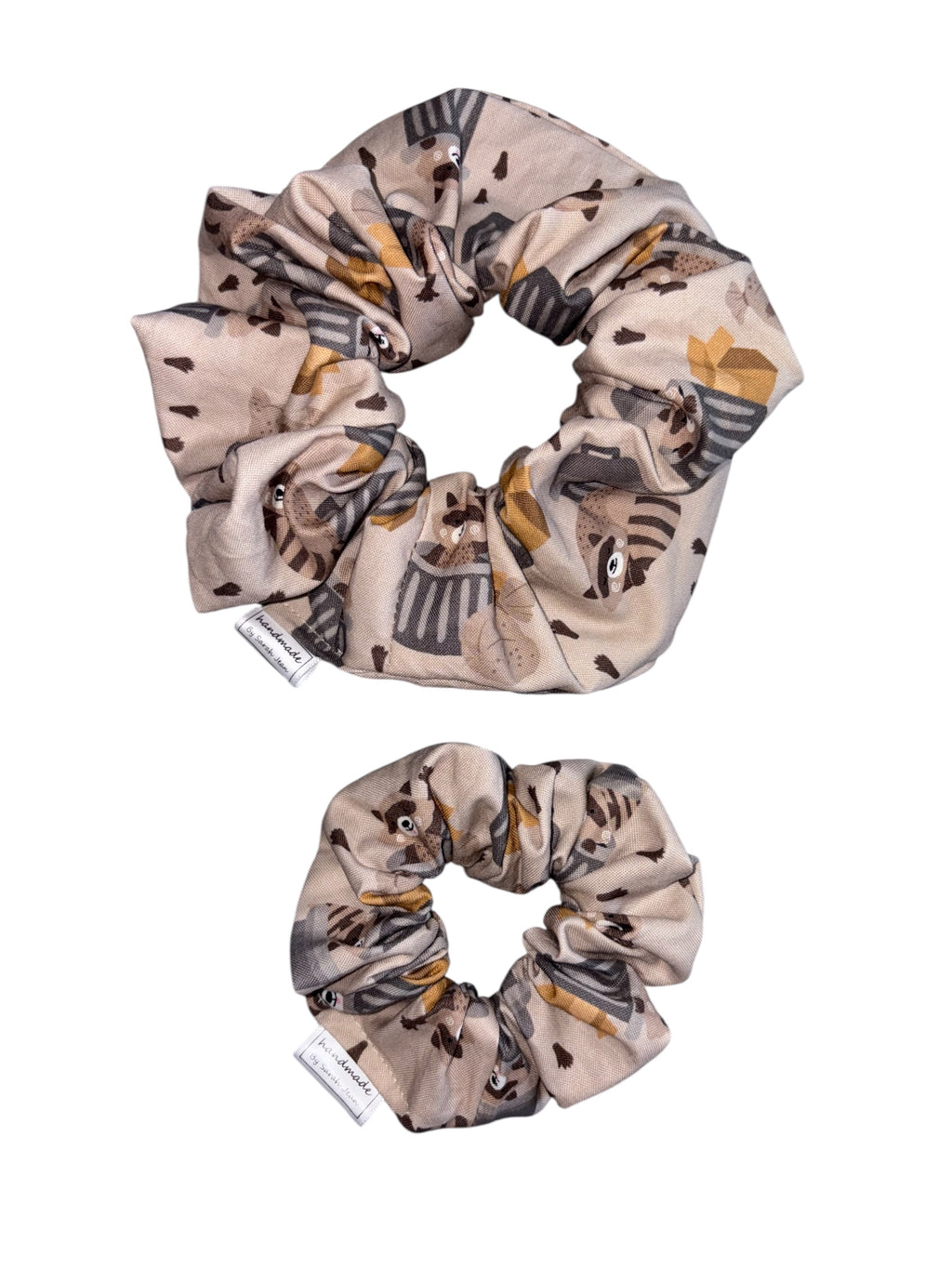 Trash Panda Chic - Bandana and Hair Scrunchie