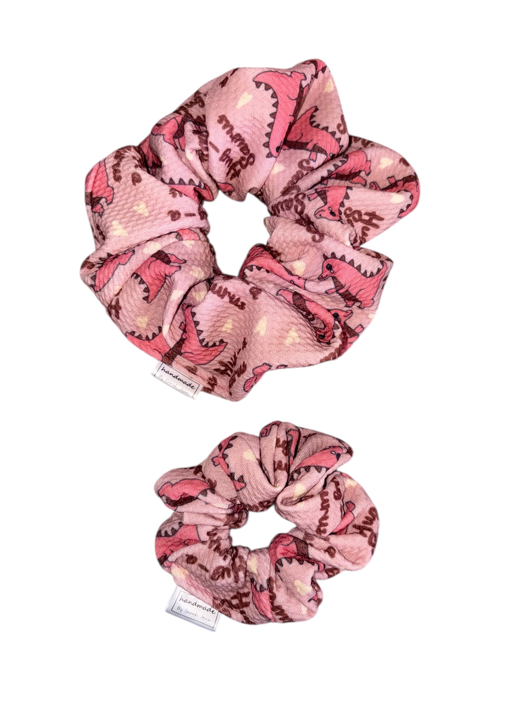 Valentine's Day Collection - Dinos Hair Scrunchies