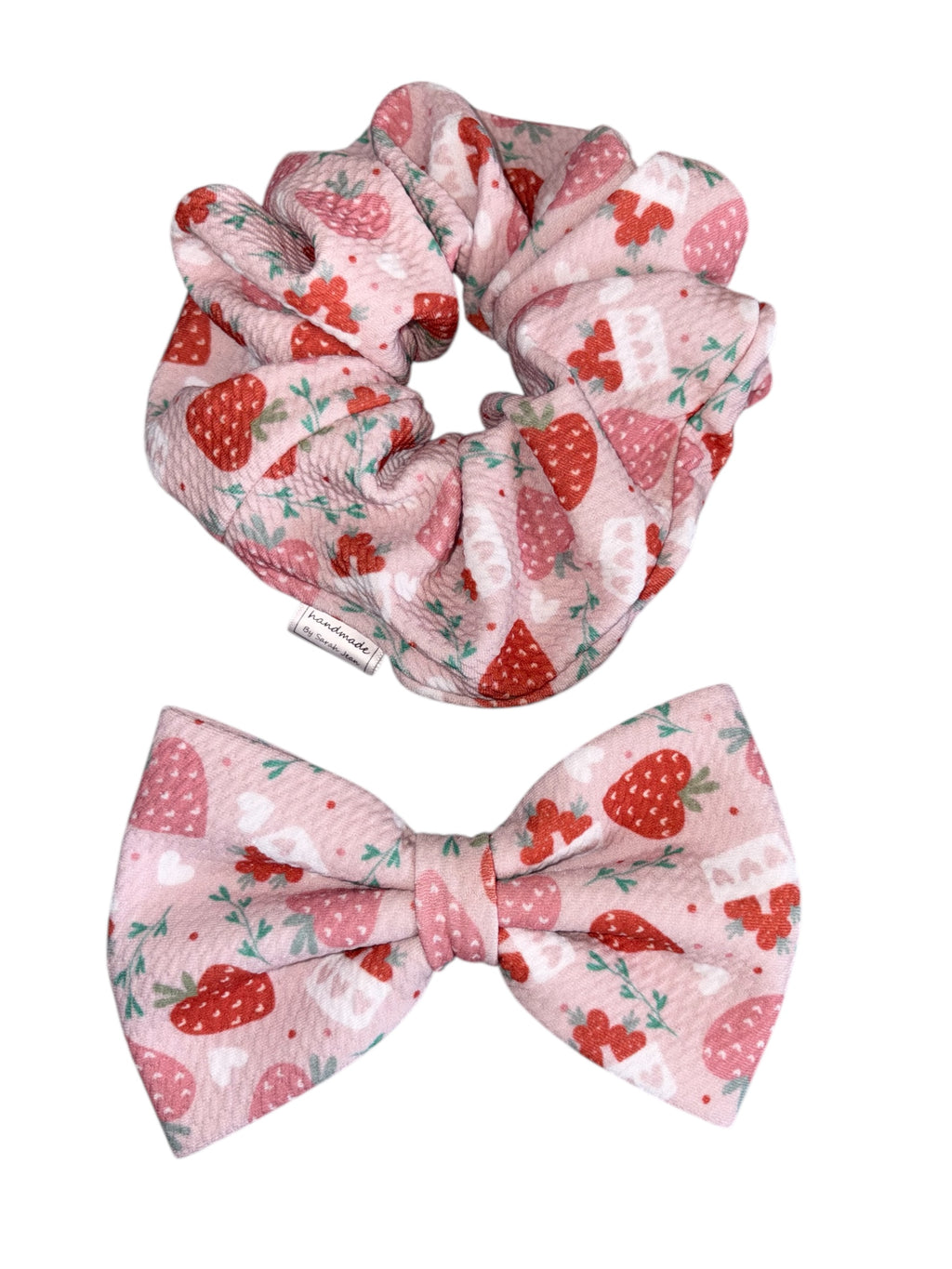 Valentine's Day Collection - Strawberries Bow Ties