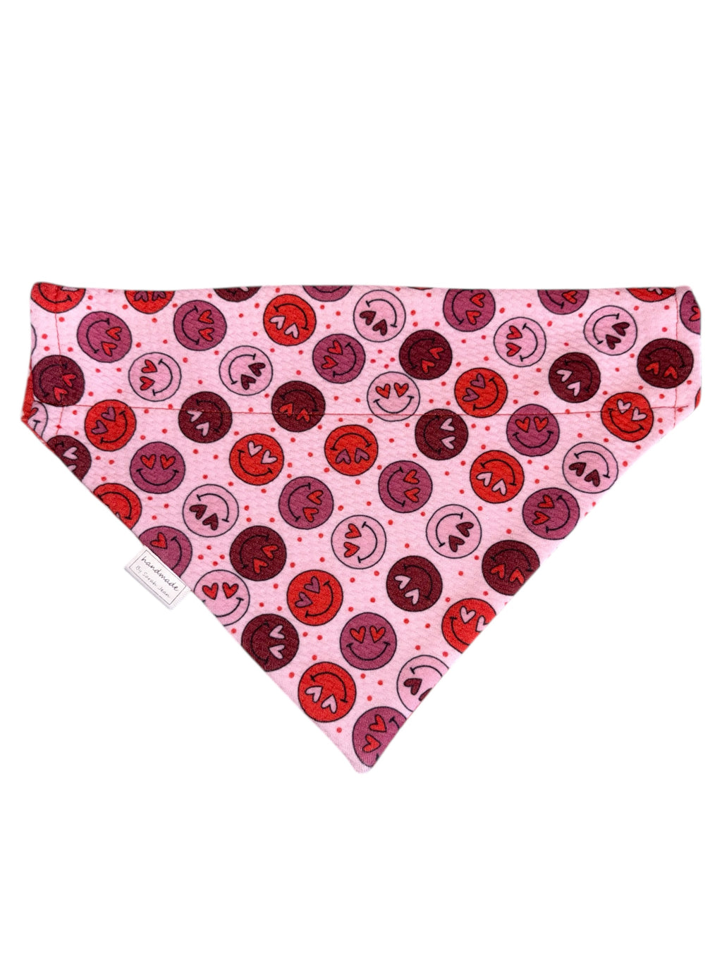 Valentine's Day Collection - Smilies + Polkadots Double Sided Bandanas