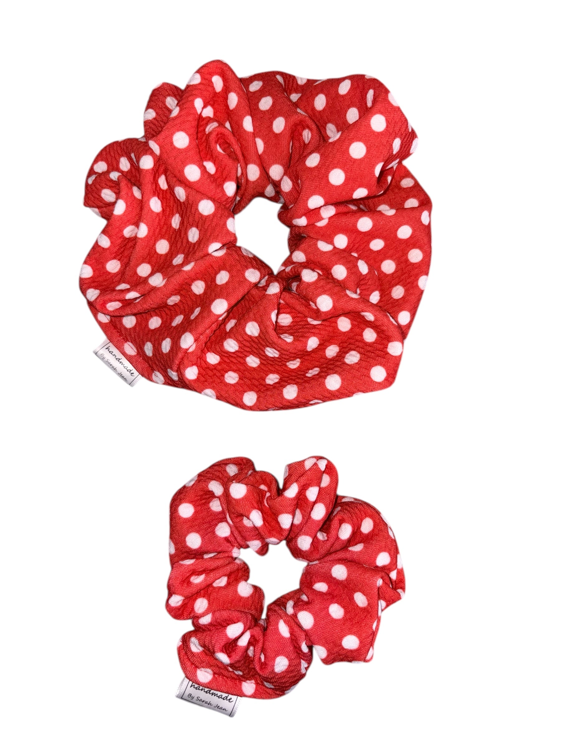 Valentine's Day Collection - Polkadots Hair Scrunchies