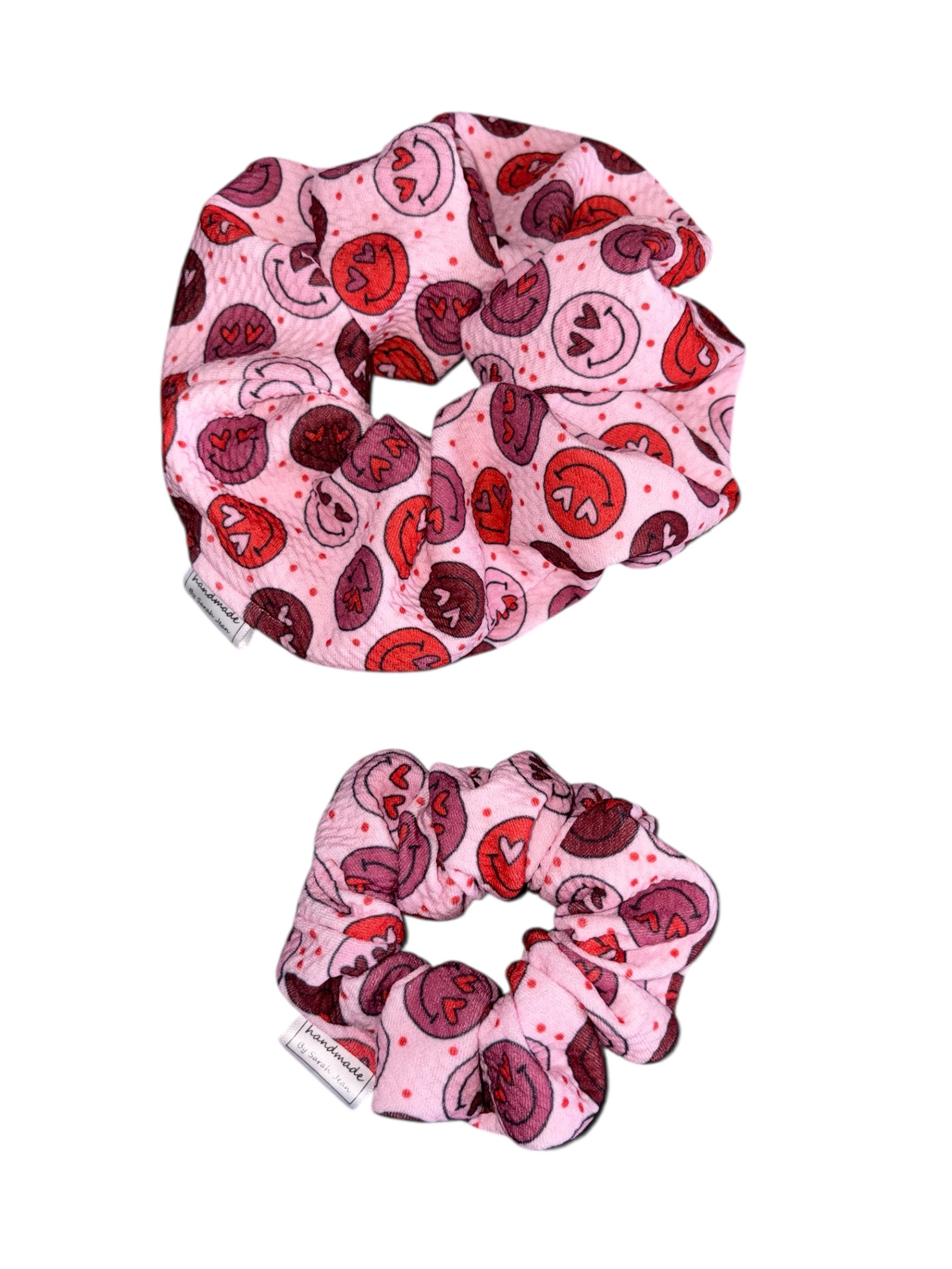Valentine's Day Collection - Smilies Hair Scrunchies
