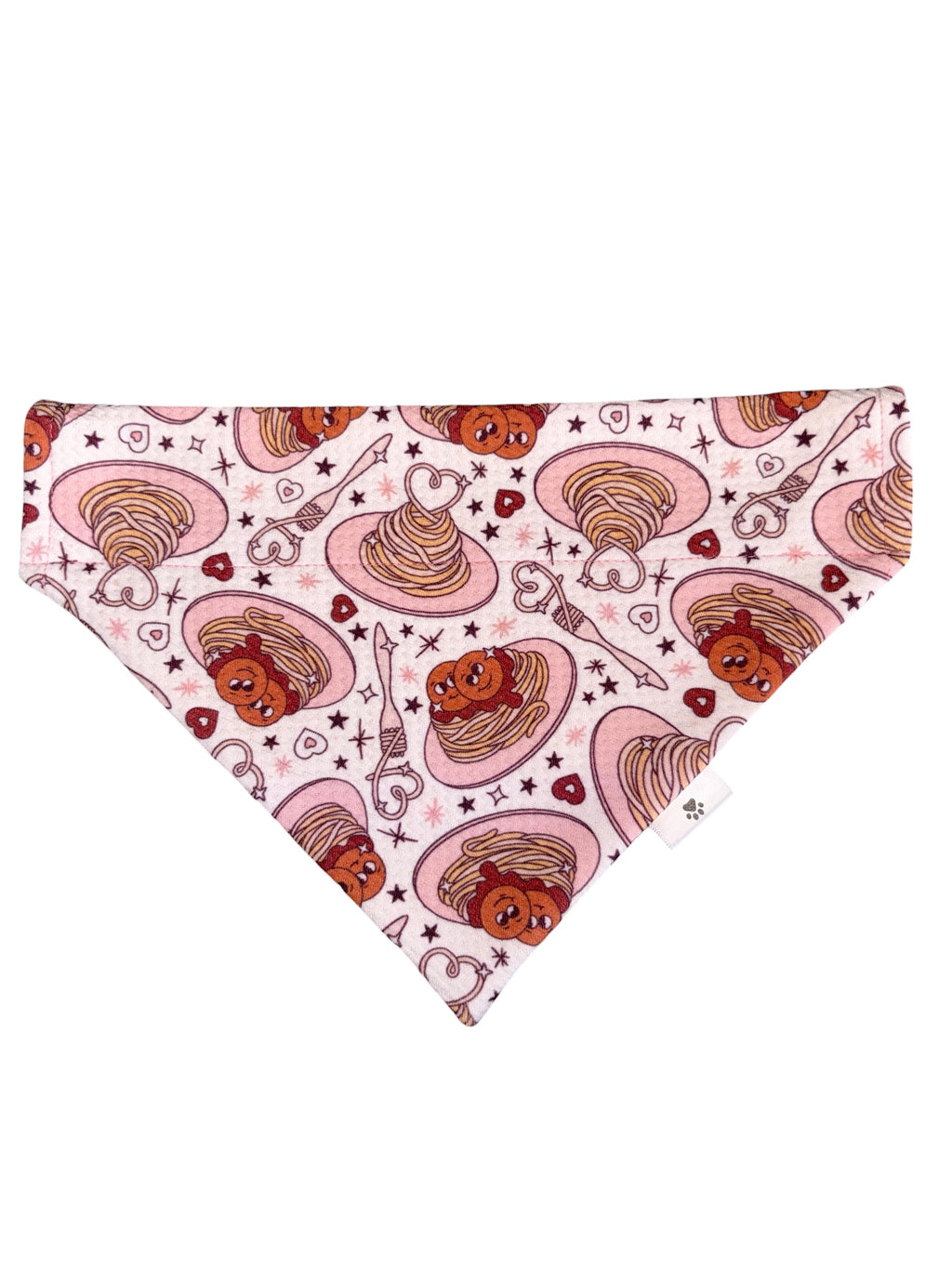 Valentine's Day Collection - Spaghetti & Meatballs + Roses Double Sided Bandanas