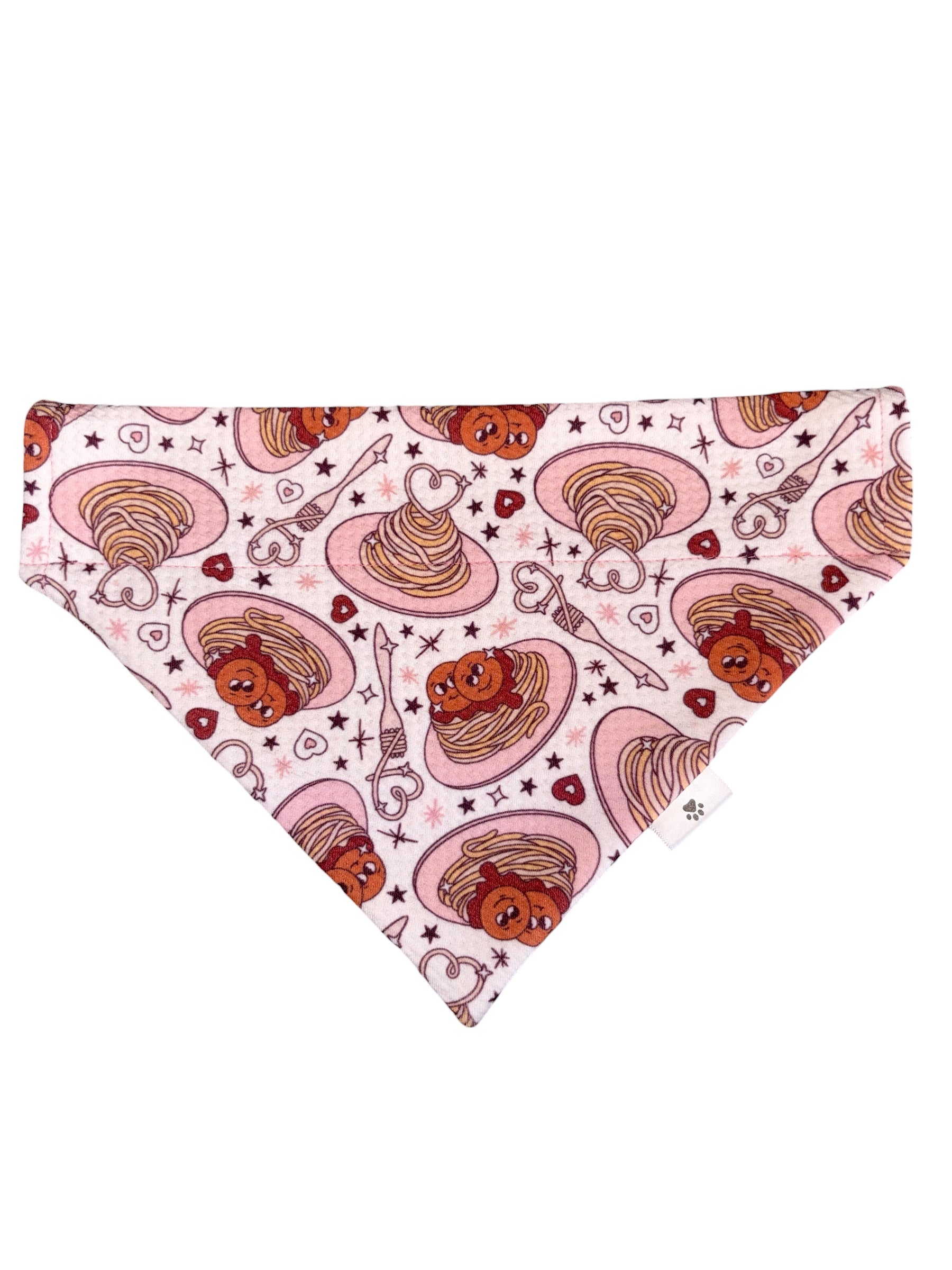 Valentine's Day Collection - Spaghetti & Meatballs + Roses Double Sided Bandanas