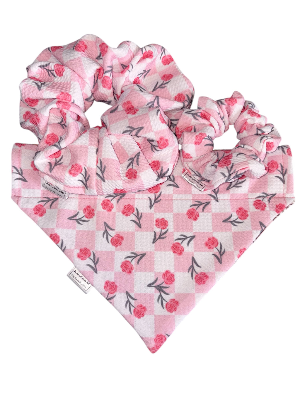 Valentine's Day Collection - Spaghetti & Meatballs + Roses Double Sided Bandanas
