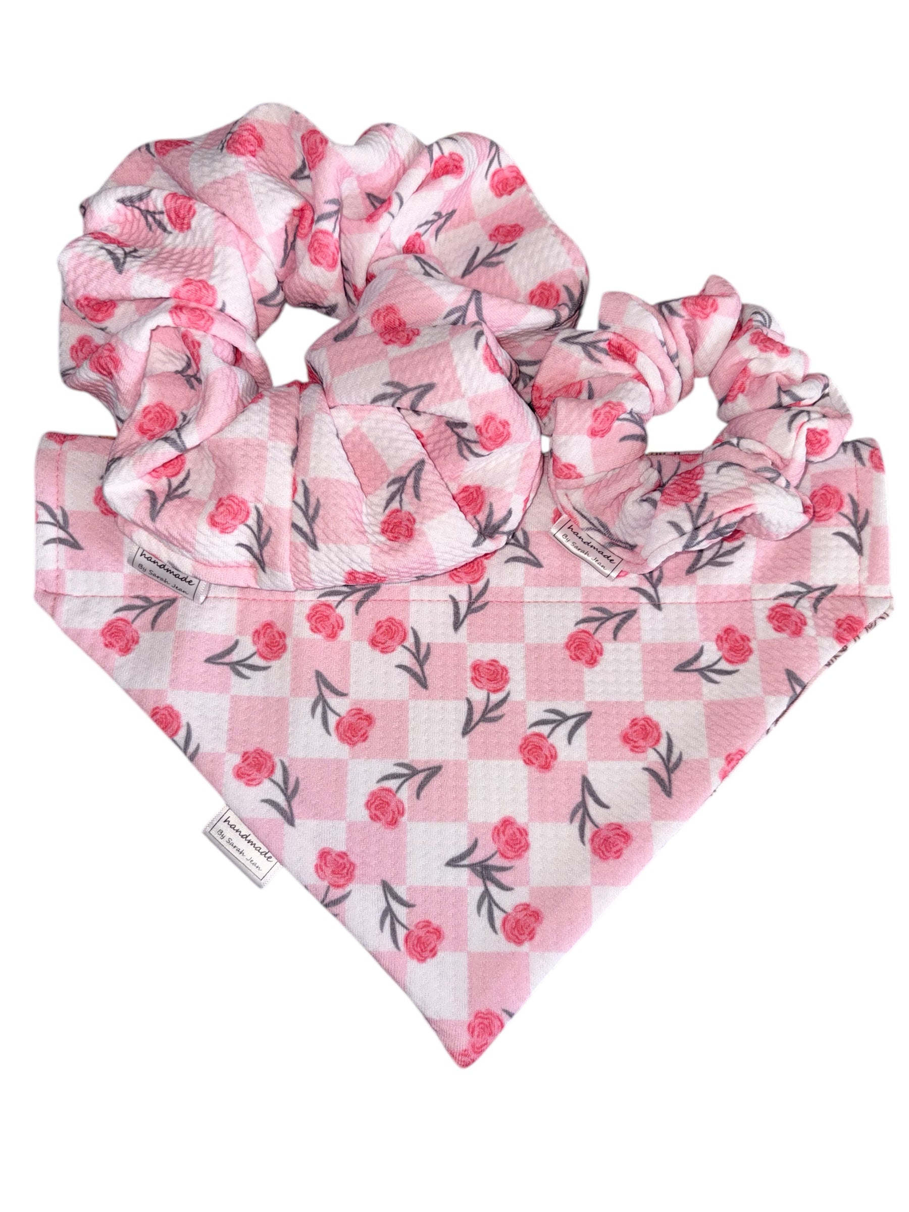 Valentine's Day Collection - Spaghetti & Meatballs + Roses Double Sided Bandanas
