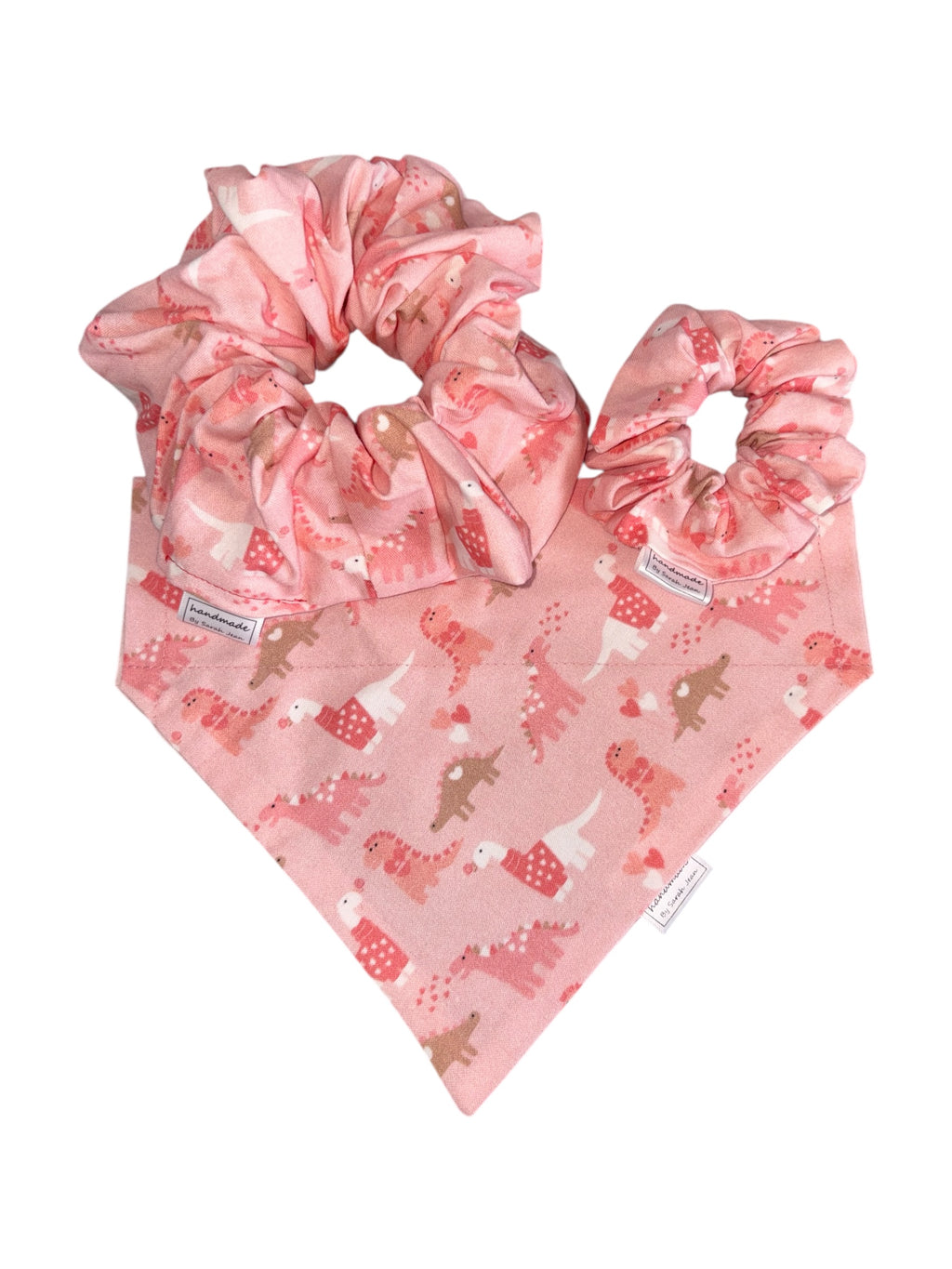 Valentine's Day Collection - Dino Hearts Bandanas