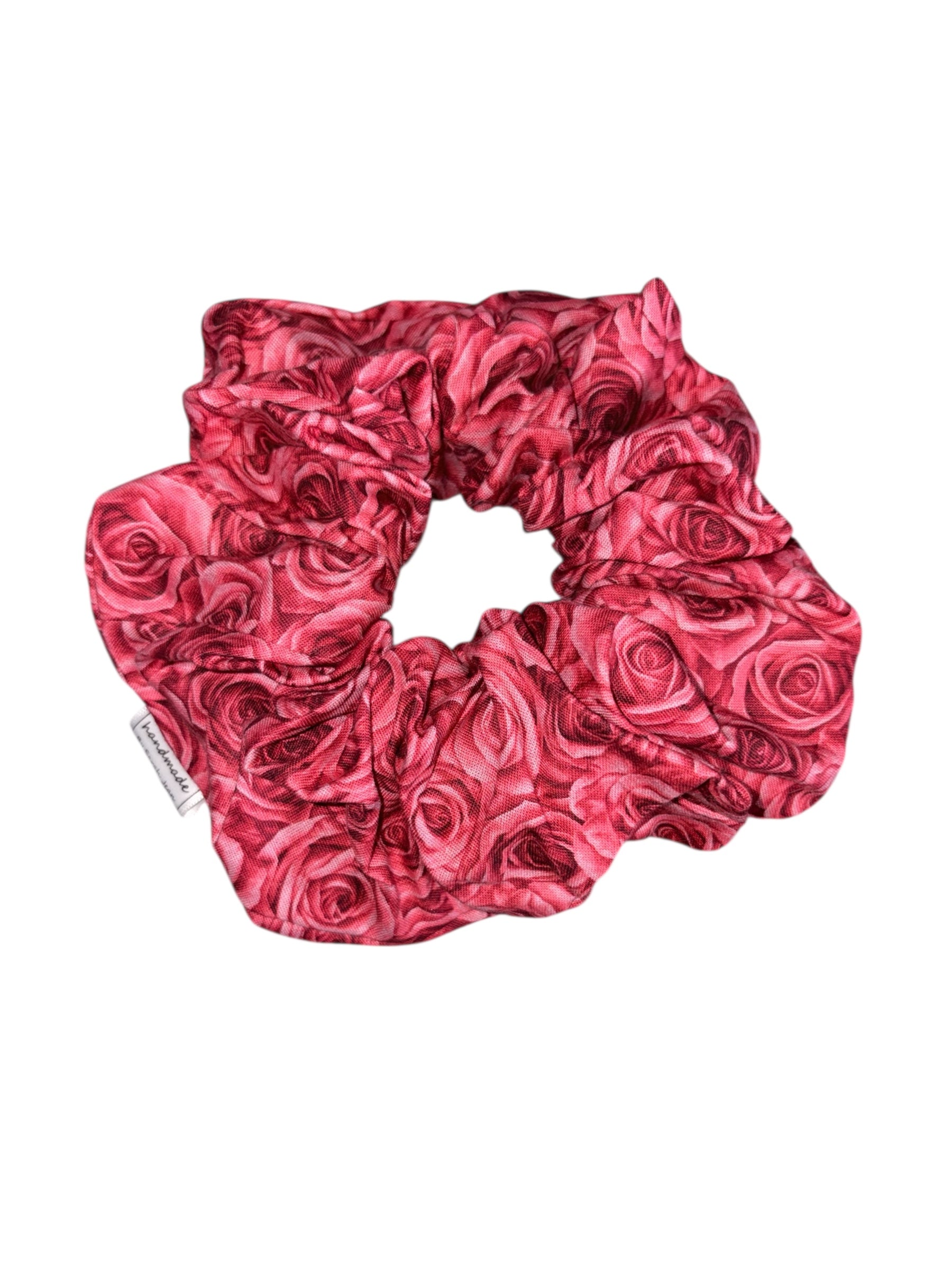 Valentine's Day Collection - Red Roses Hair Scrunchies