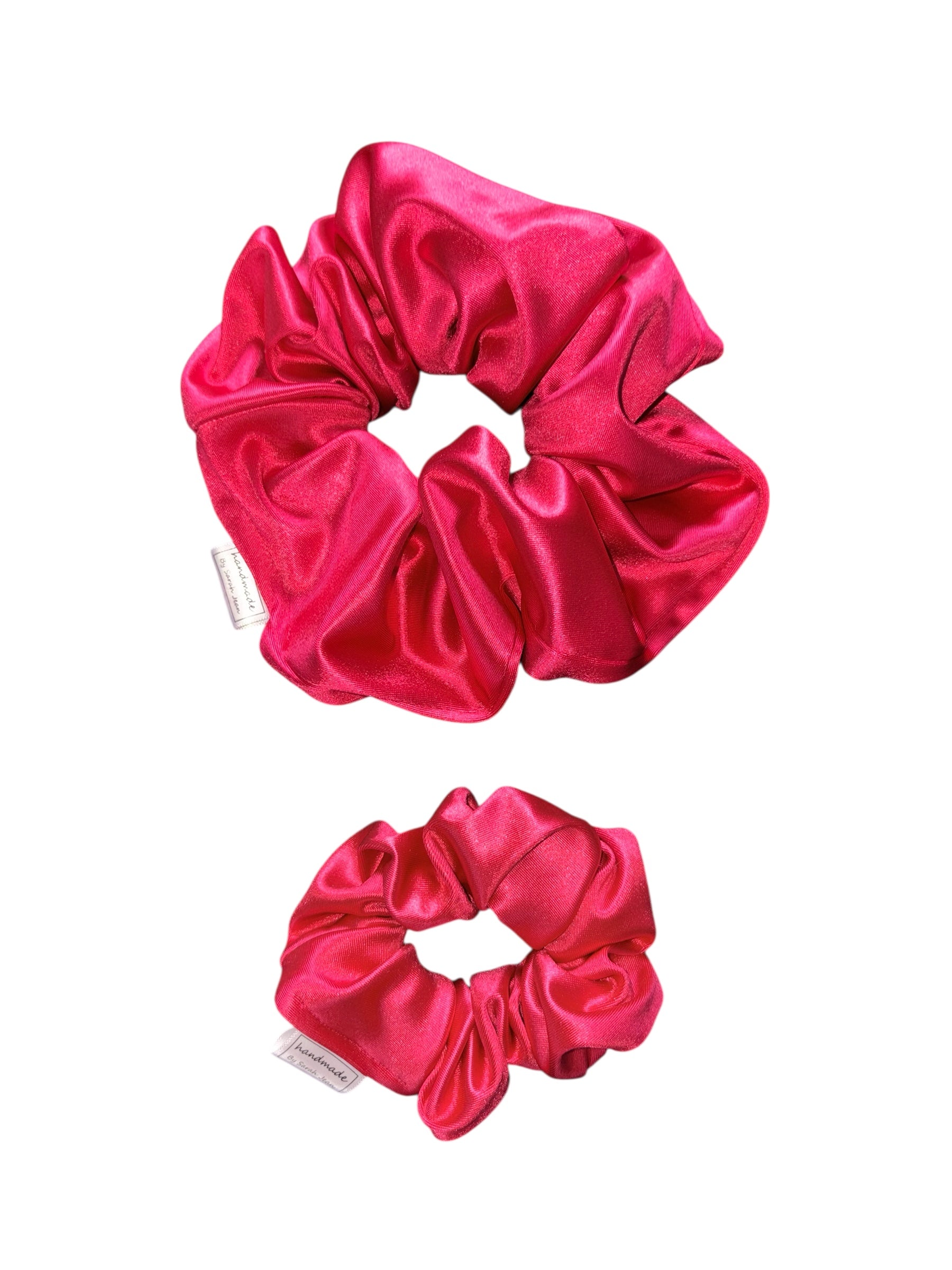 The Charlotte Collection - Cherry Gloss Hair Scrunchies