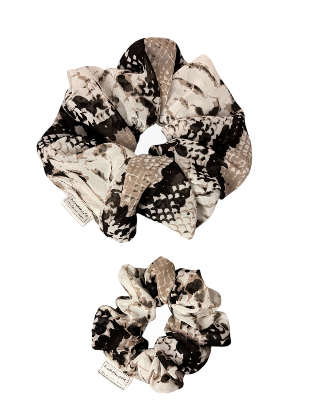 The Holly Collection - Stone Serpent Hair Scrunchie