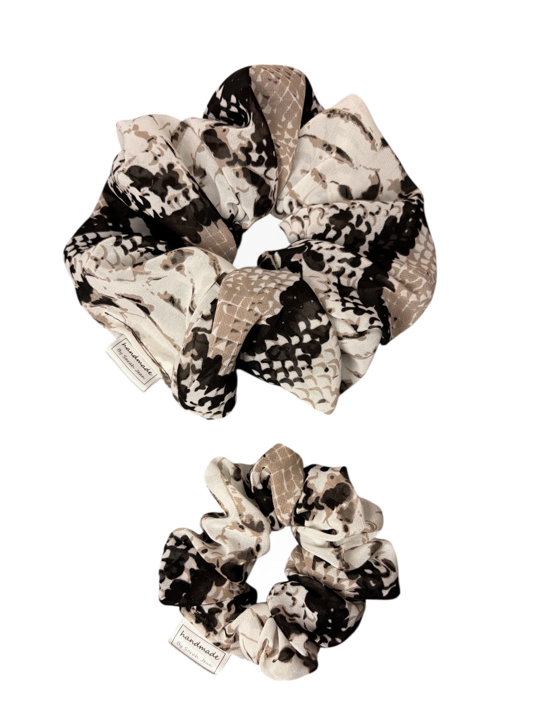 The Holly Collection - Stone Serpent Hair Scrunchie