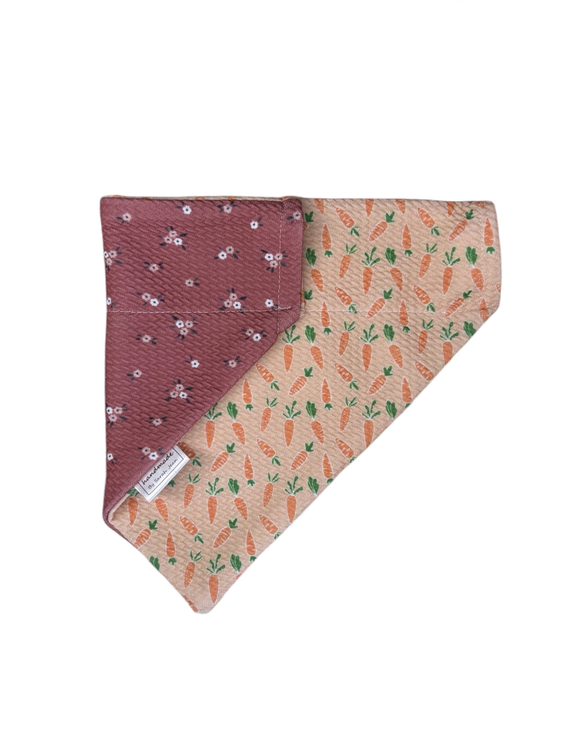 Easter Collection - Wildflower Blush + Carrot Patch Double Sided Bandana
