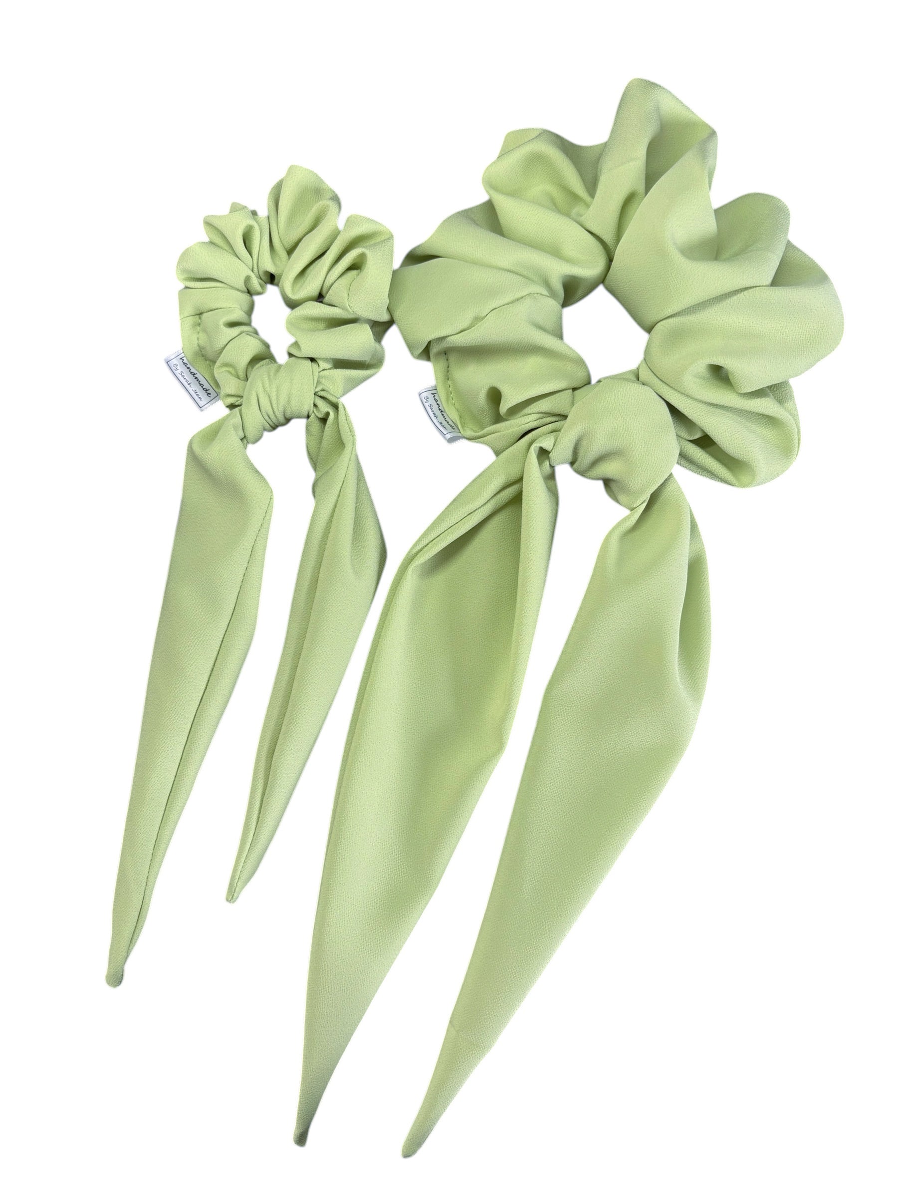 The Tiffany Collection – Sage Mist Scarf Scrunchies