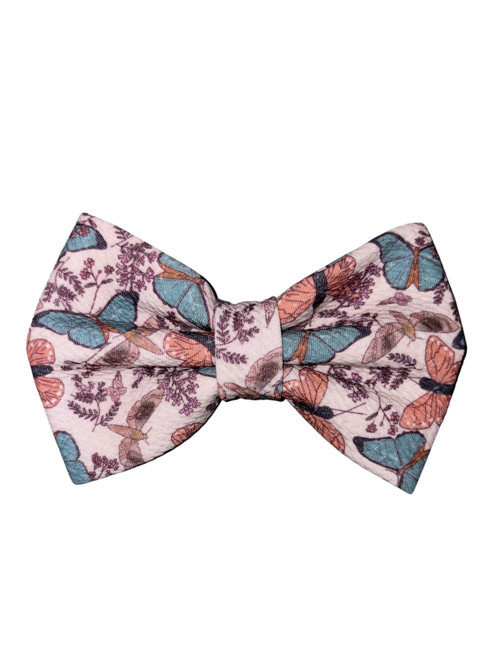 Flutter and Bloom Collection - Blush Flutter Bow Tie