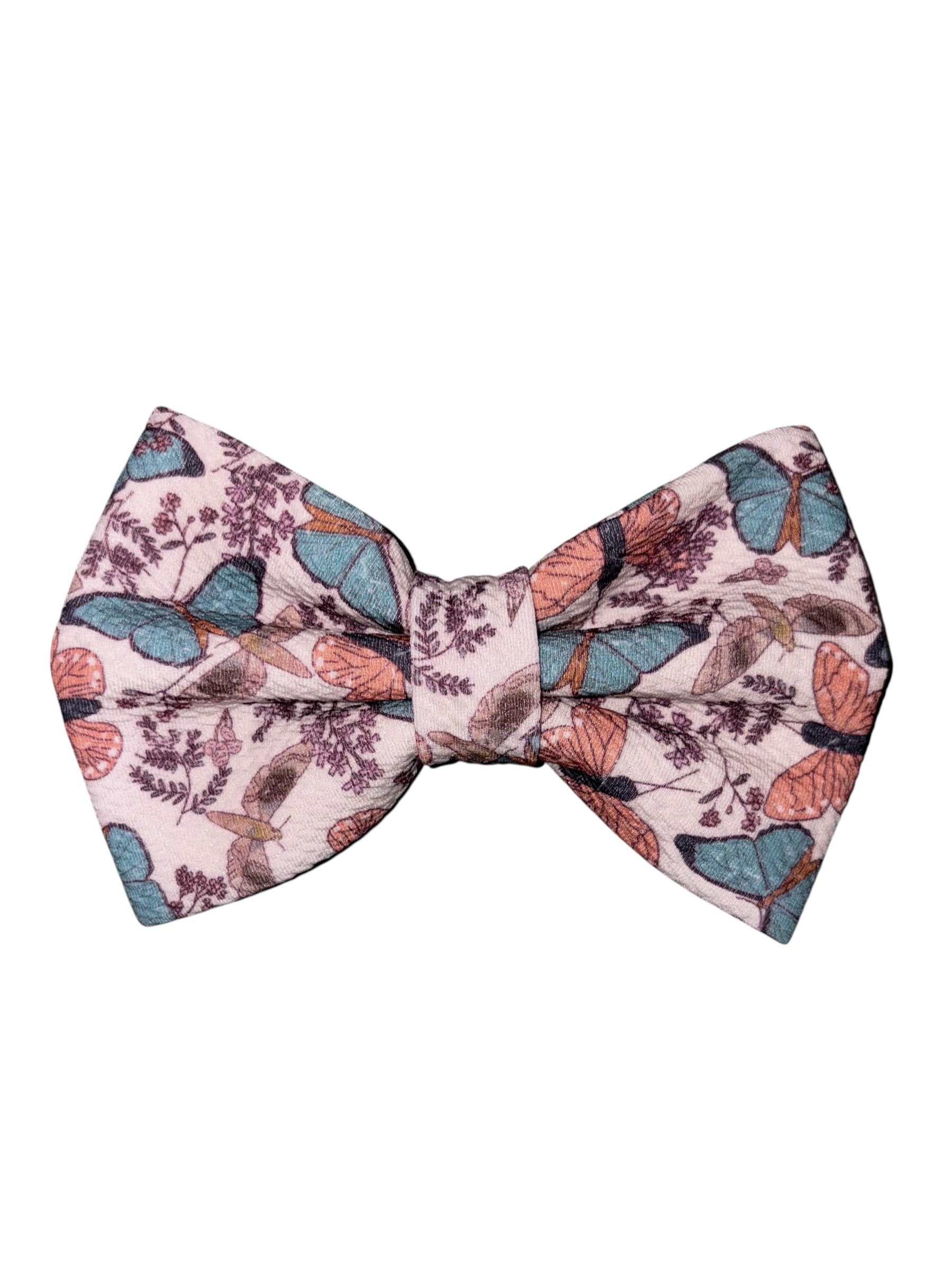 Flutter and Bloom Collection - Blush Flutter Bow Tie