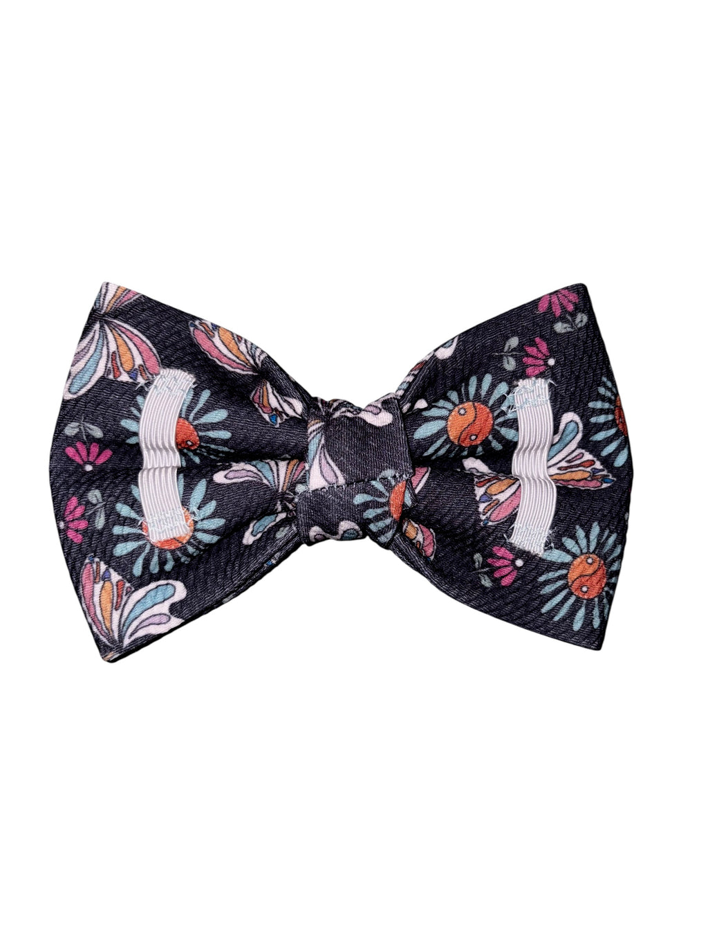 Flutter and Bloom Collection - Midnight Flight Bow Tie