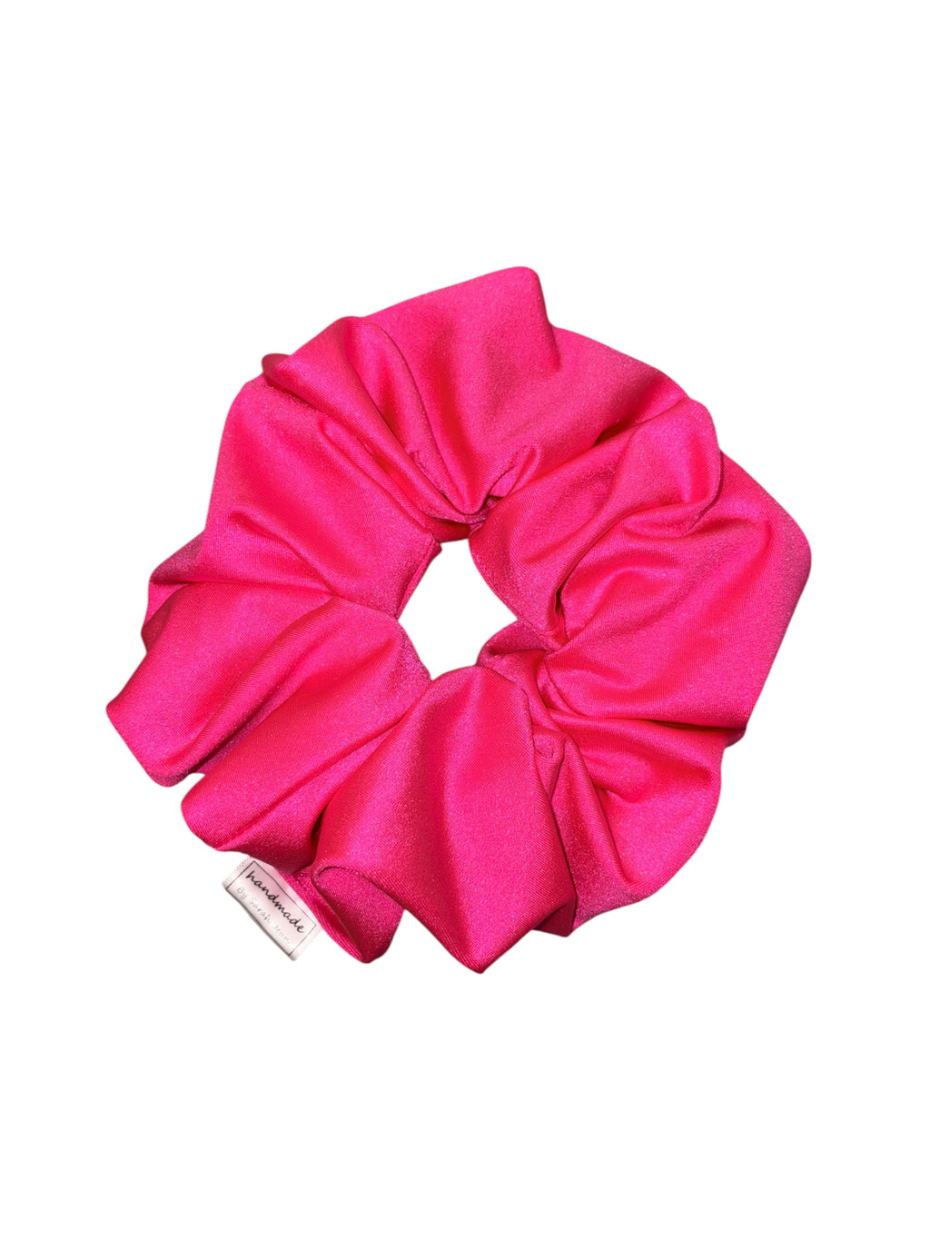 The Linnea Collection - Hot Pink Swim/Sweat Hair Scrunchie