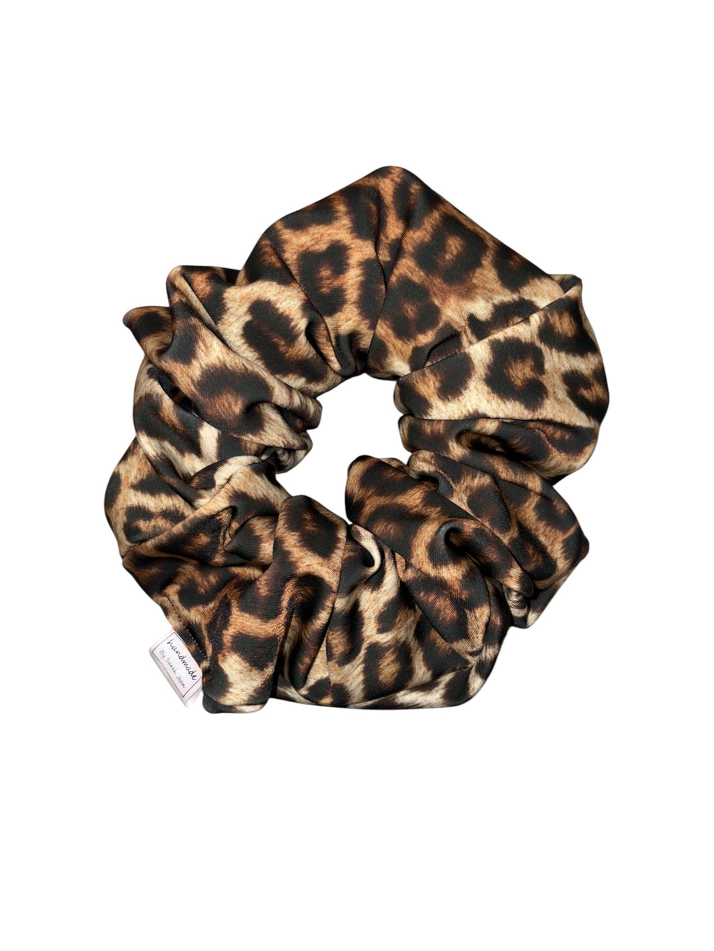 The Linnea Collection - Wild Leopard Swim/Sweat Hair Scrunchie