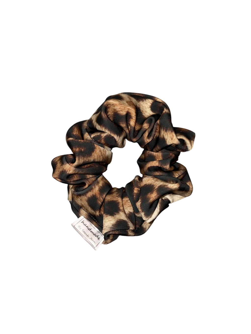 The Linnea Collection - Wild Leopard Swim/Sweat Hair Scrunchie