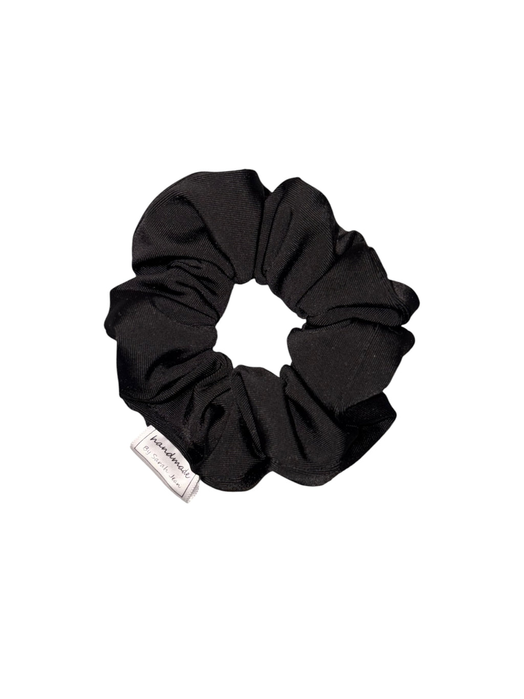 The Linnea Collection - Black Swim/Sweat Hair Scrunchie